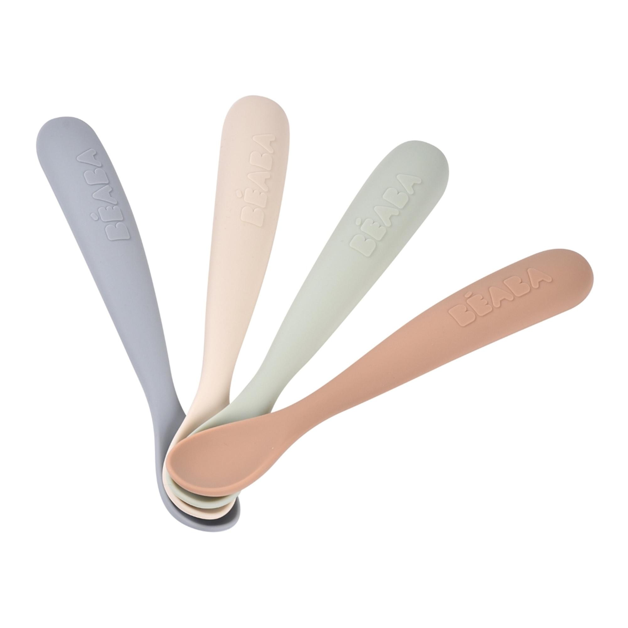 Imagem 0 de Colheres de Silicone Beaba 4un