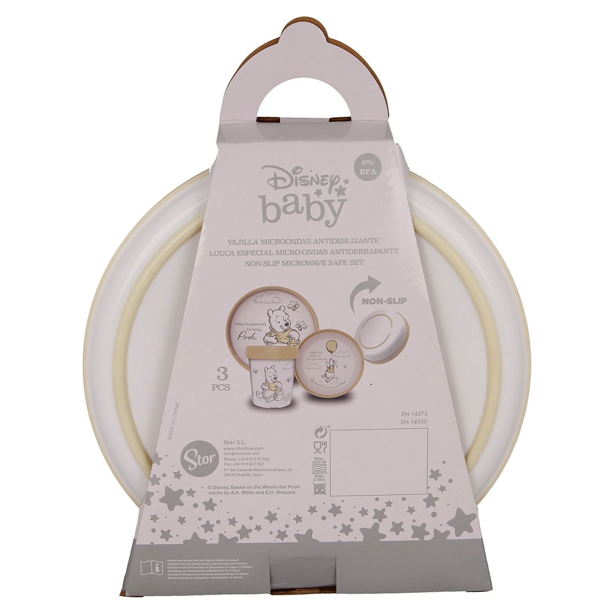 Conjunto 3 Peças Winnie the Pooh Disney - Amarelo Amarelo-4