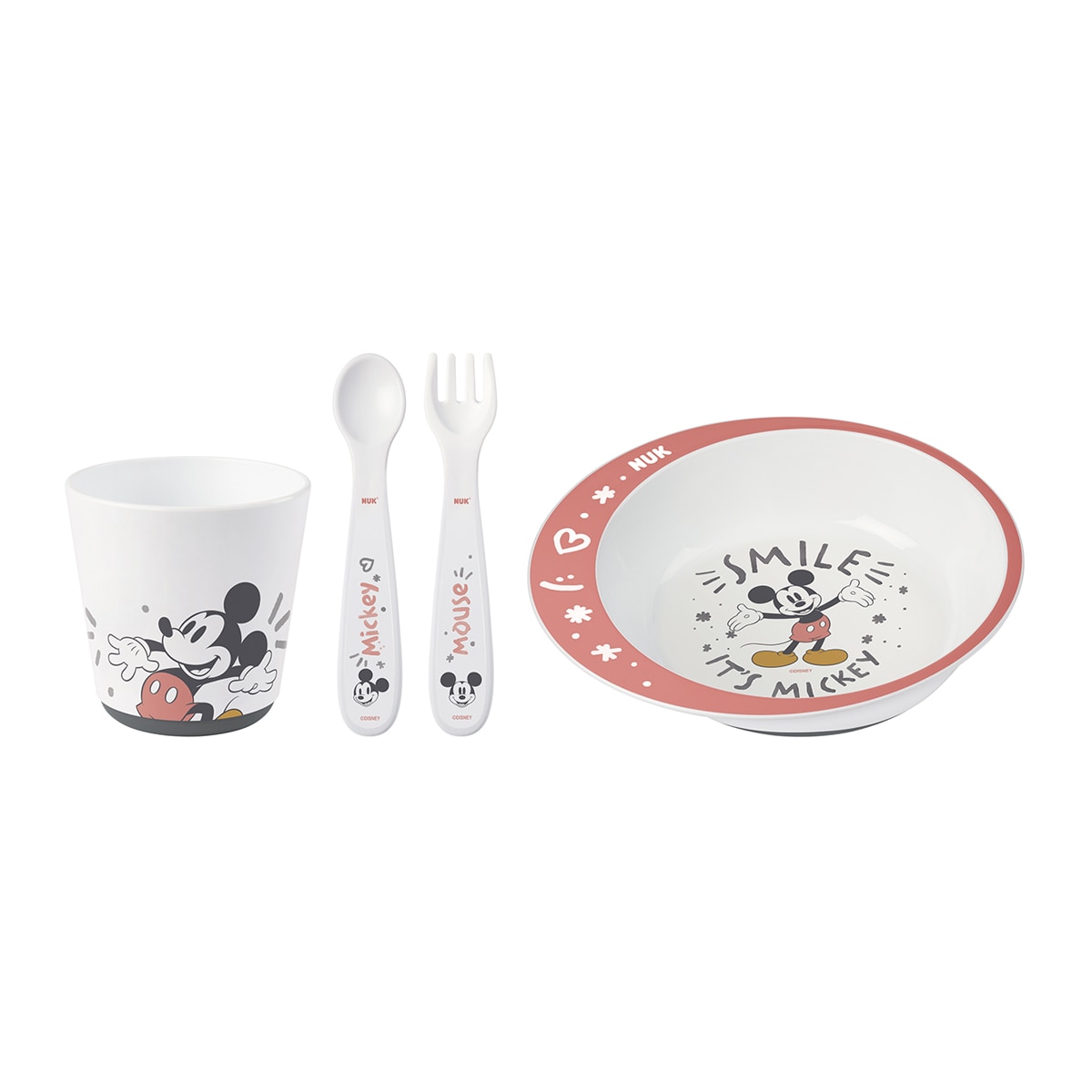Nuk - Vajilla 4 piezas Nuk Mickey Mouse.