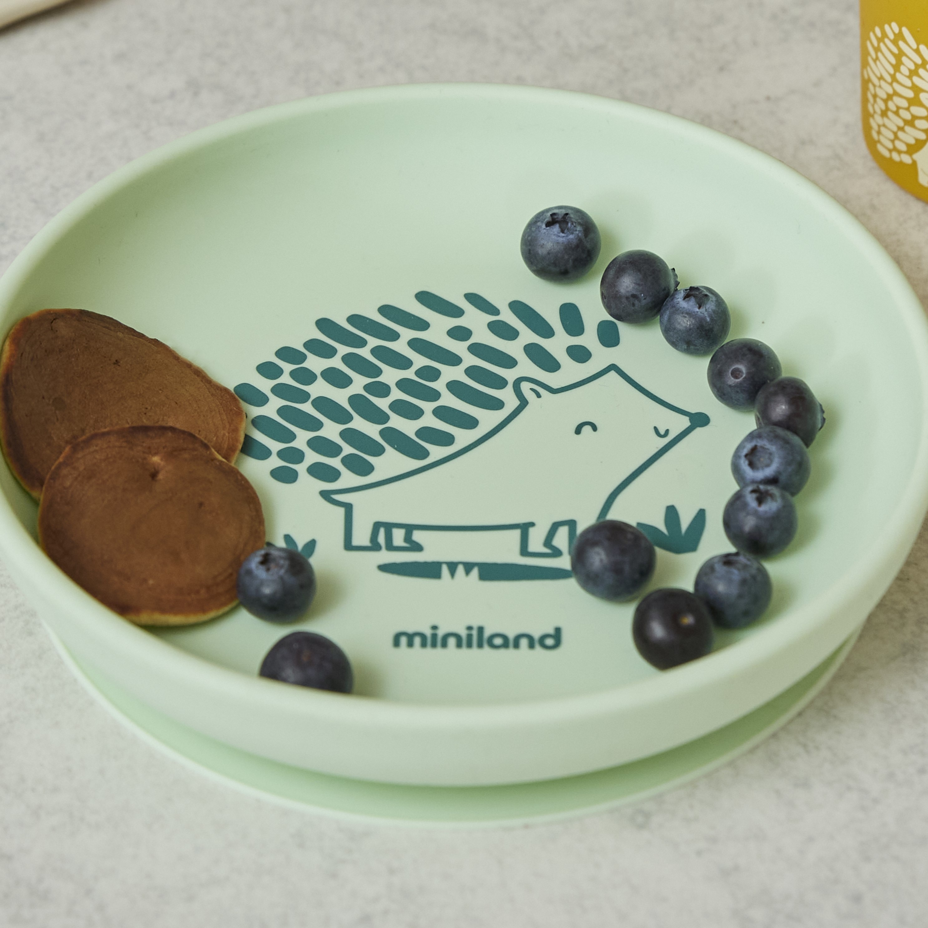 Loiça de 3 Peças em Silicone Verde-antiquário-3