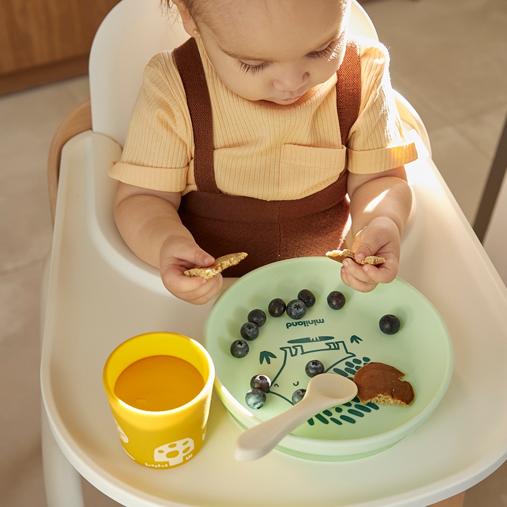 Loiça de 3 Peças em Silicone Verde-antiquário-6