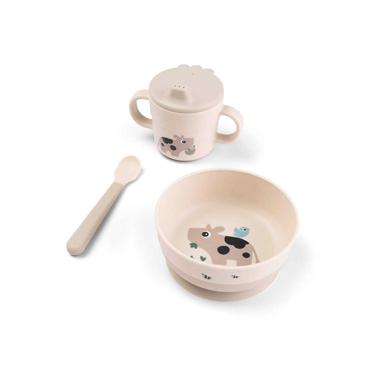 Imagem 0 de Conjunto a Minha Primeira Loiça com Tigela c/ Ventosa, Copo de Aprendizagem e Colher