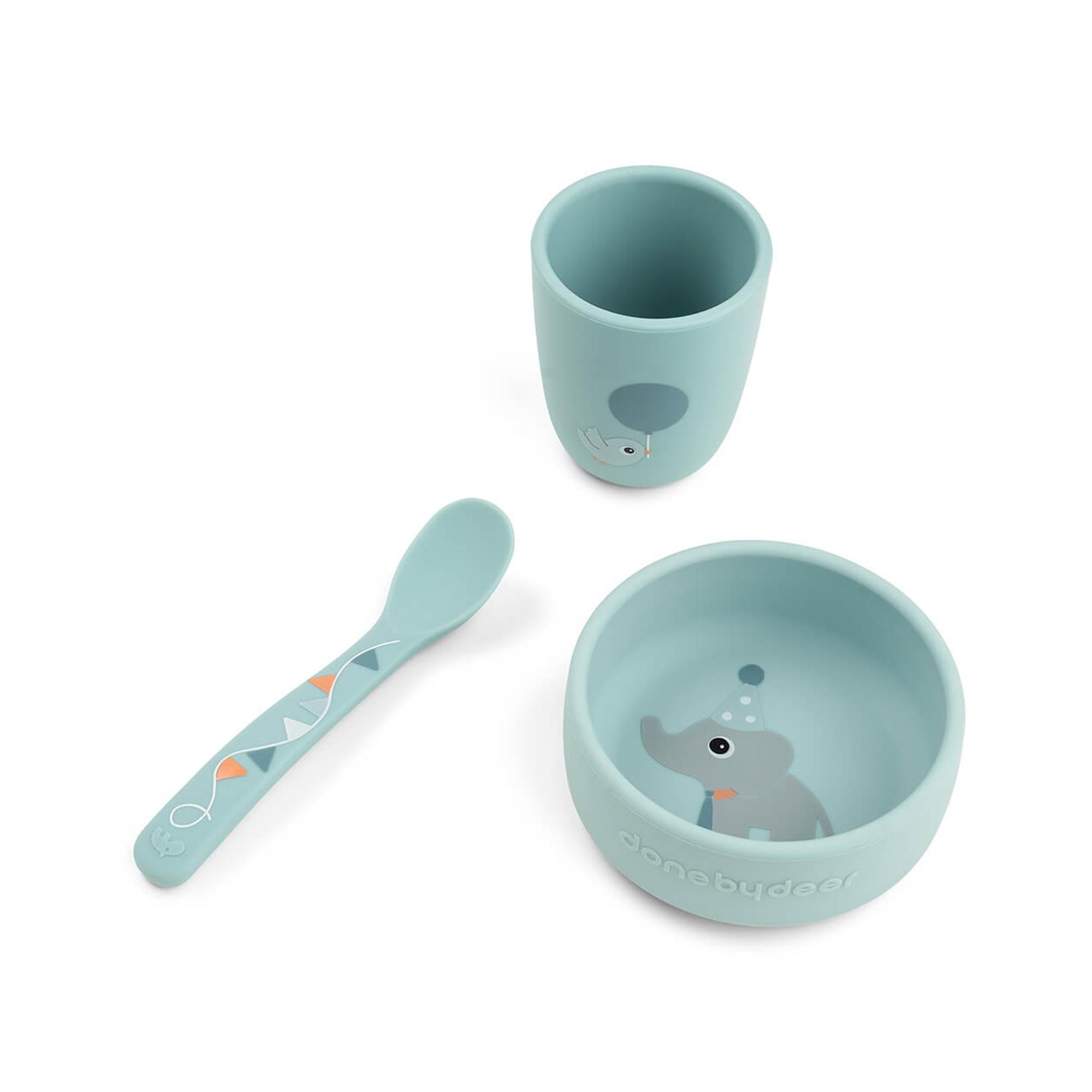 Imagem 0 de Conjunto a Minha Primeira Loiça de Silicone com Ventosa Celebration, 3 Peças