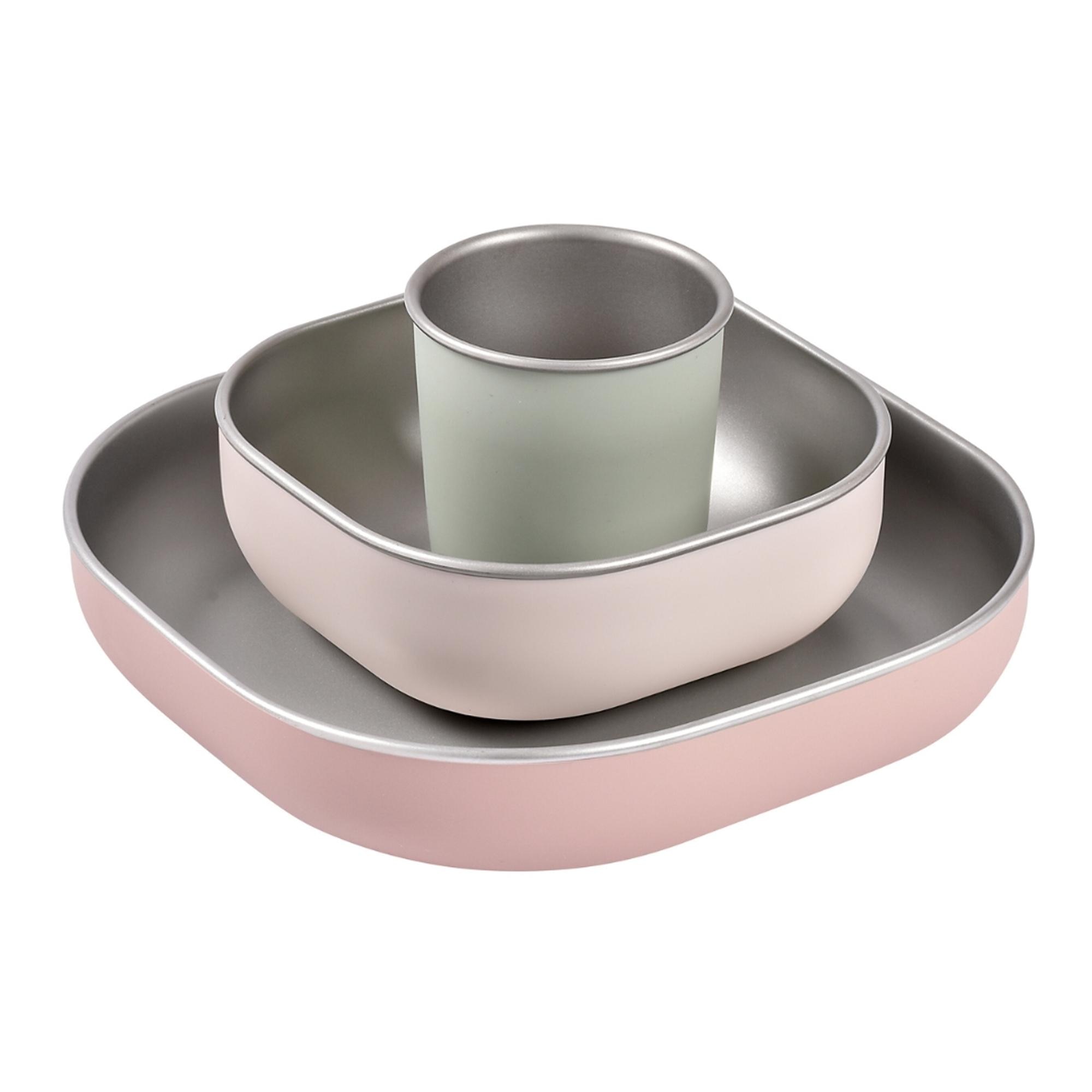 Imagem 0 de Loiça de 3 Peças de Inox e Silicone Apta para Micro-Ondas