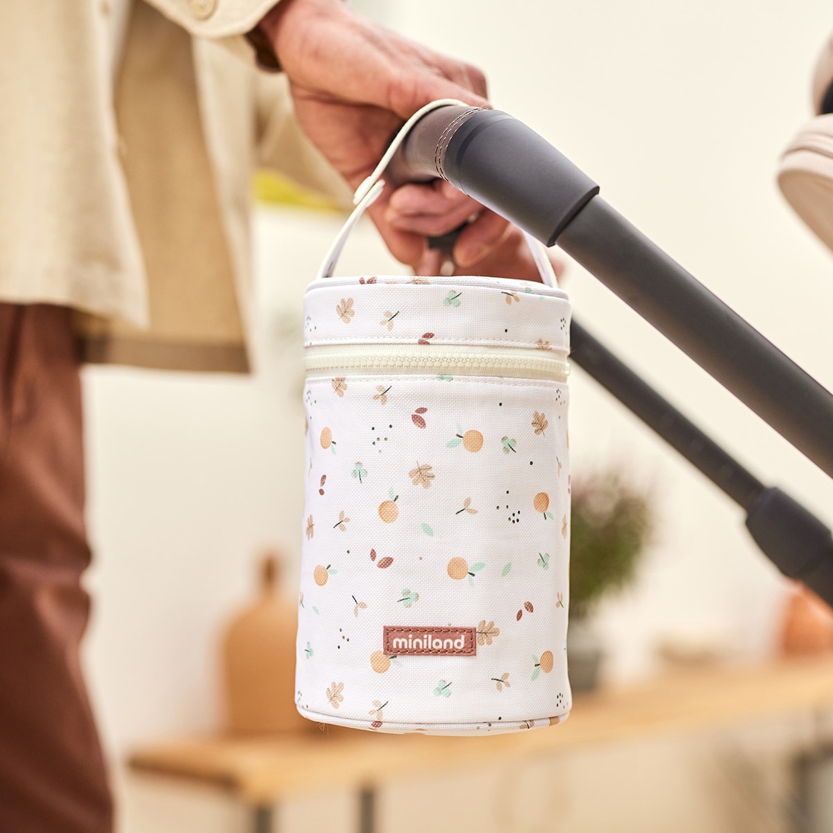 Capa de Garrafa Térmica Sólidos Thermibag - 700 ml Creme-3