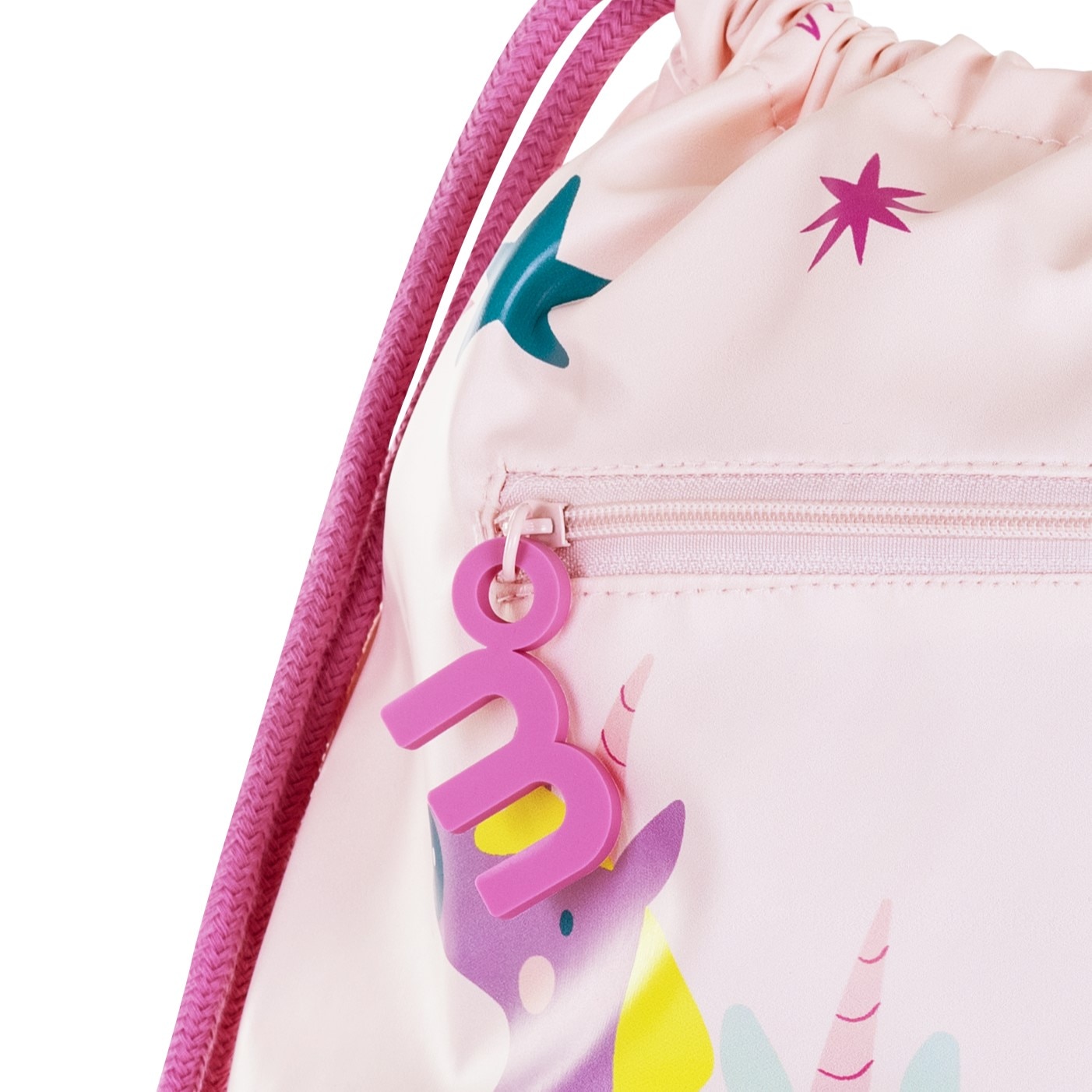 Mochila Tipo Saco Rosa-claro-5