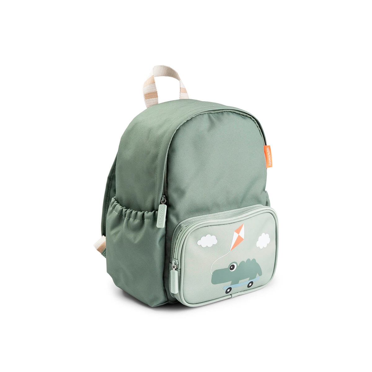Mochila Infantil Impermeável Done by Deer Verde Água-1