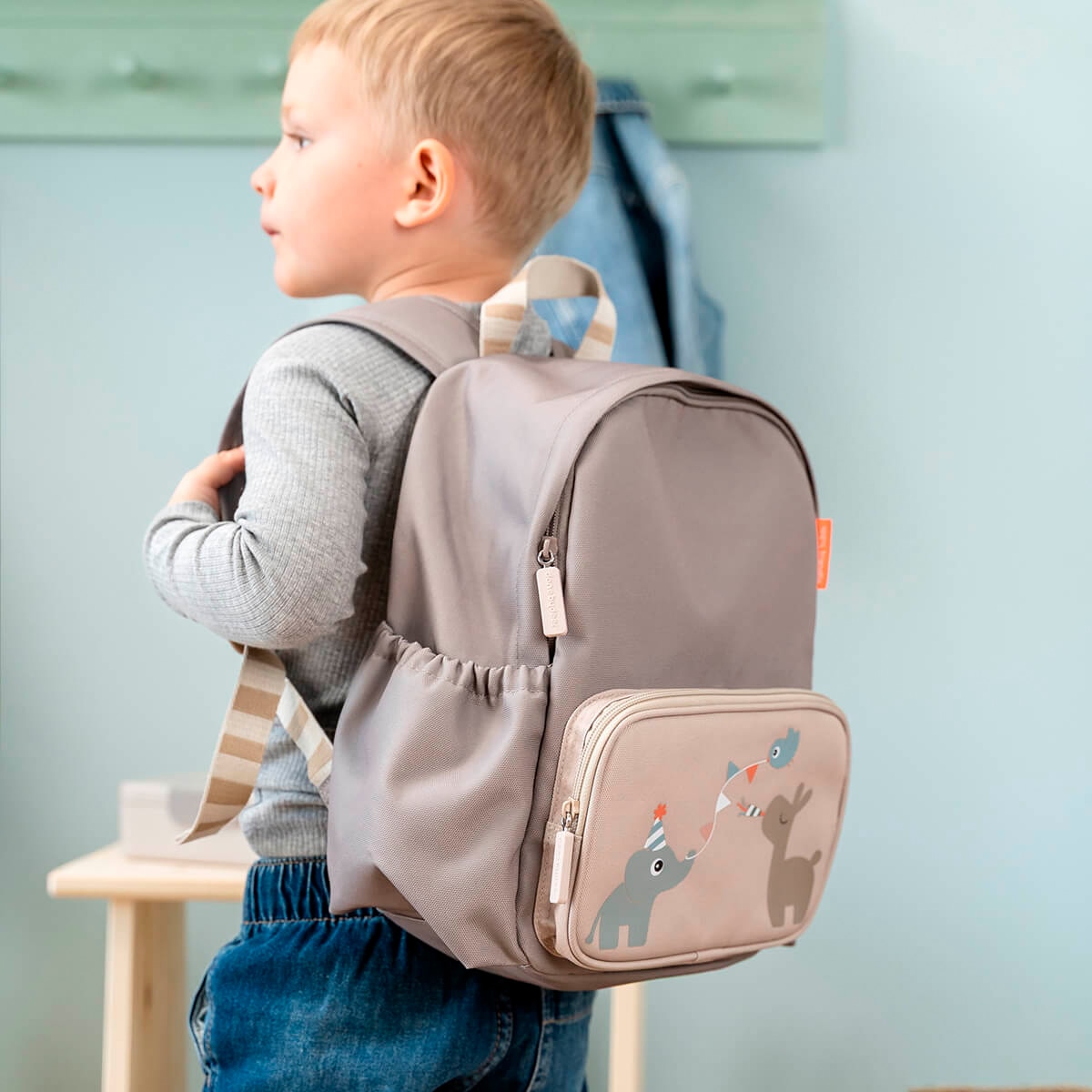 Mochila infantil guardería Done by Deer impermeable - Arena Arena-5
