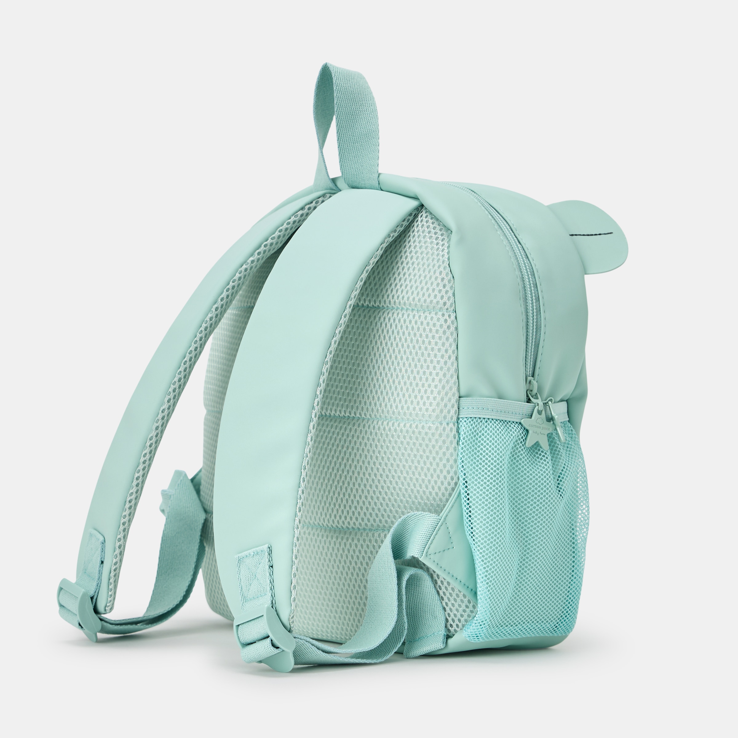 Imagen 2 de Mochila Guardería Cotton Juice Baby Home - Bigotes - Verde Mint Verde Mint