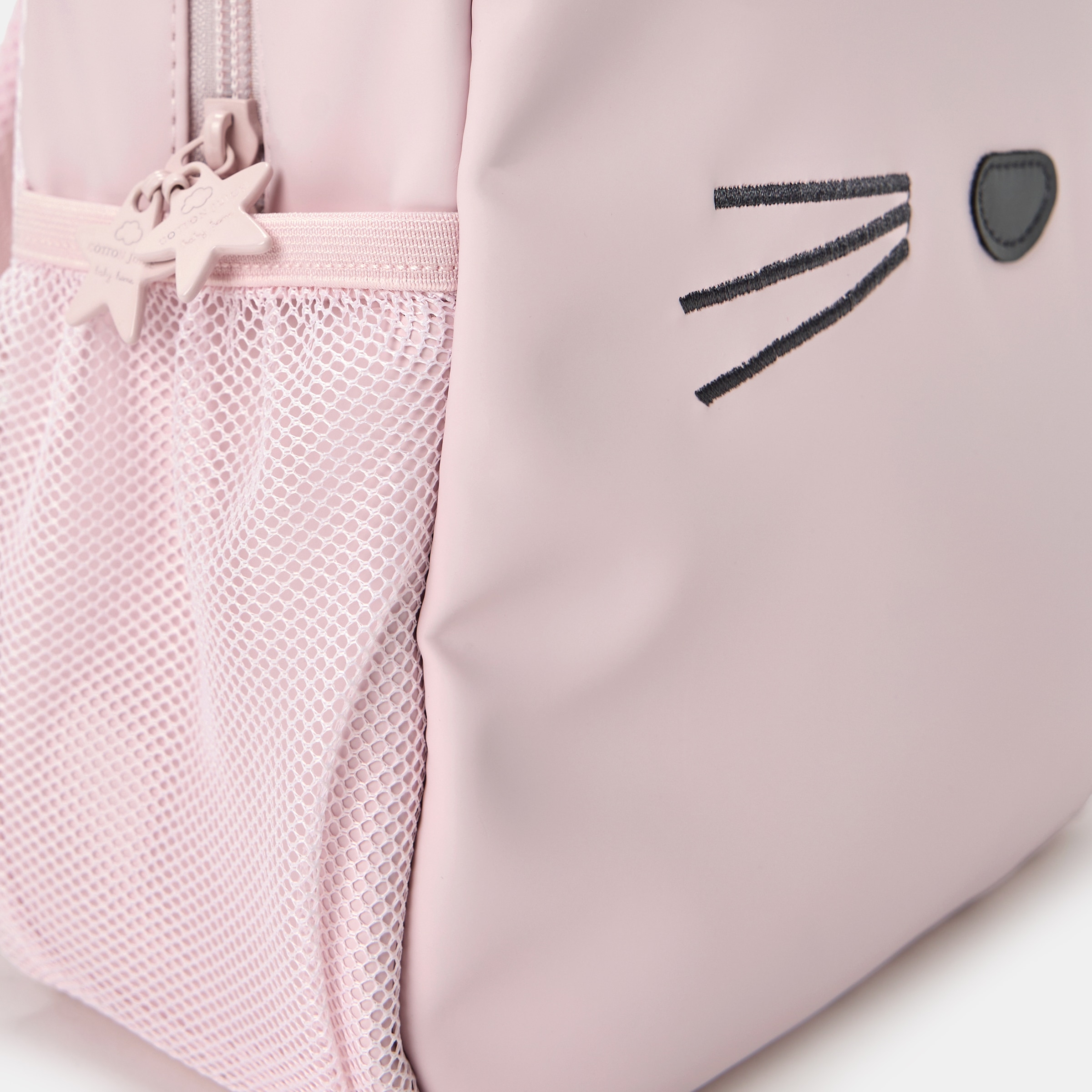 Mochila Cotton Juice Baby Home - Bigodes Rosa-claro-3