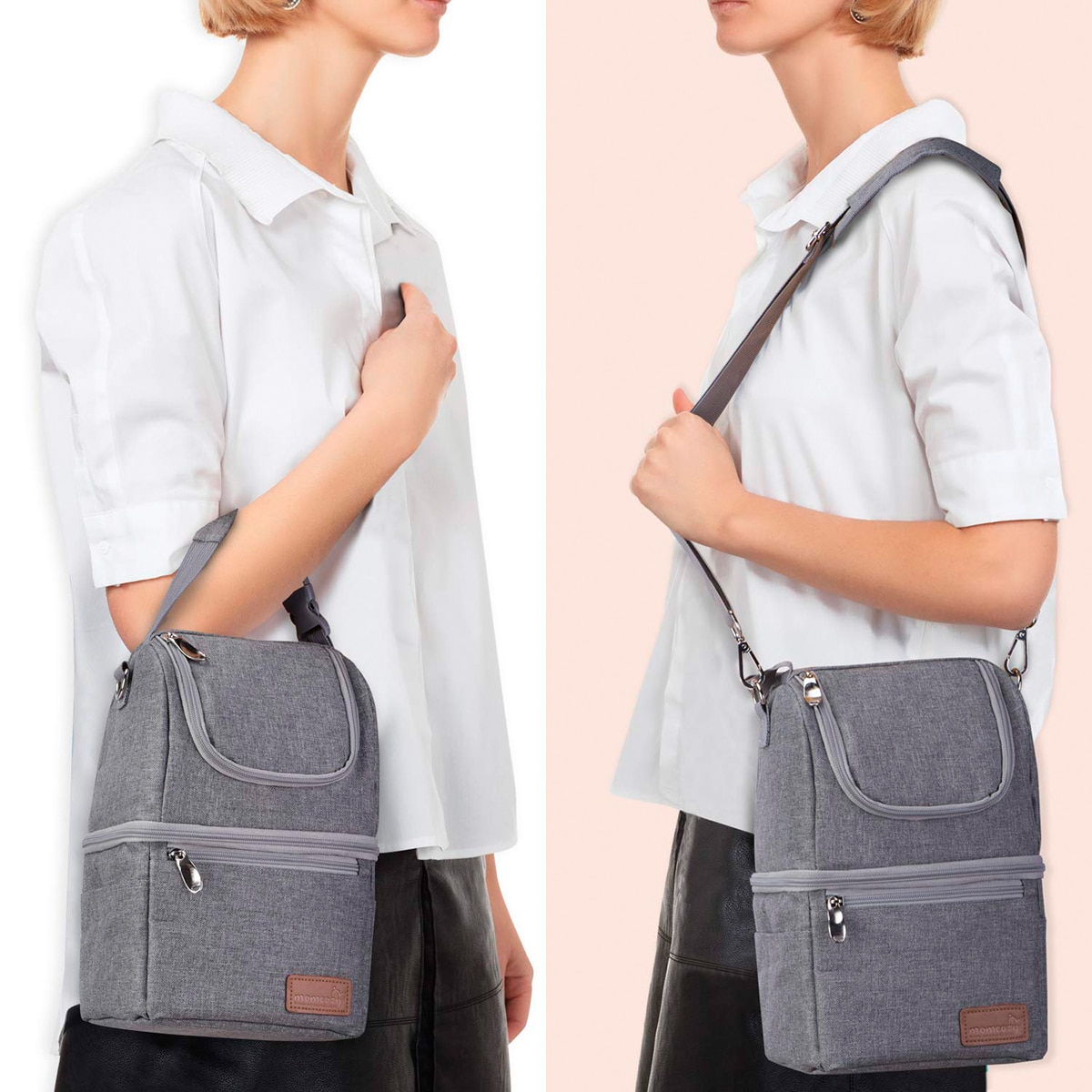Bolsa isotérmica Momcozy Cinzentos-2