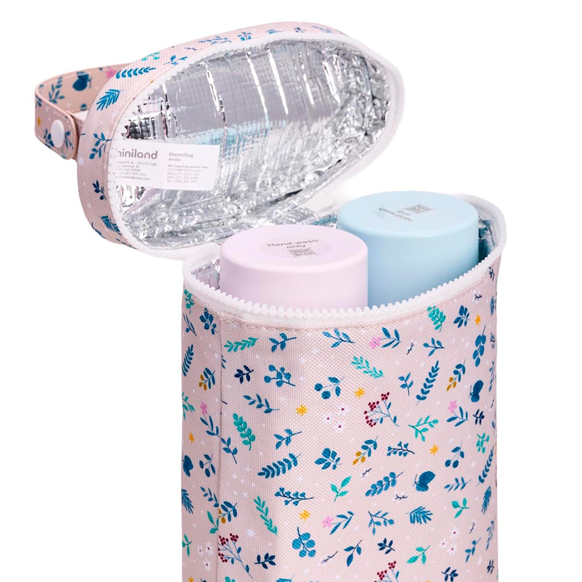 Dupla Bolsa Térmica para LíquidosMiniland Thermibag Coleção Dreamland Bege-3