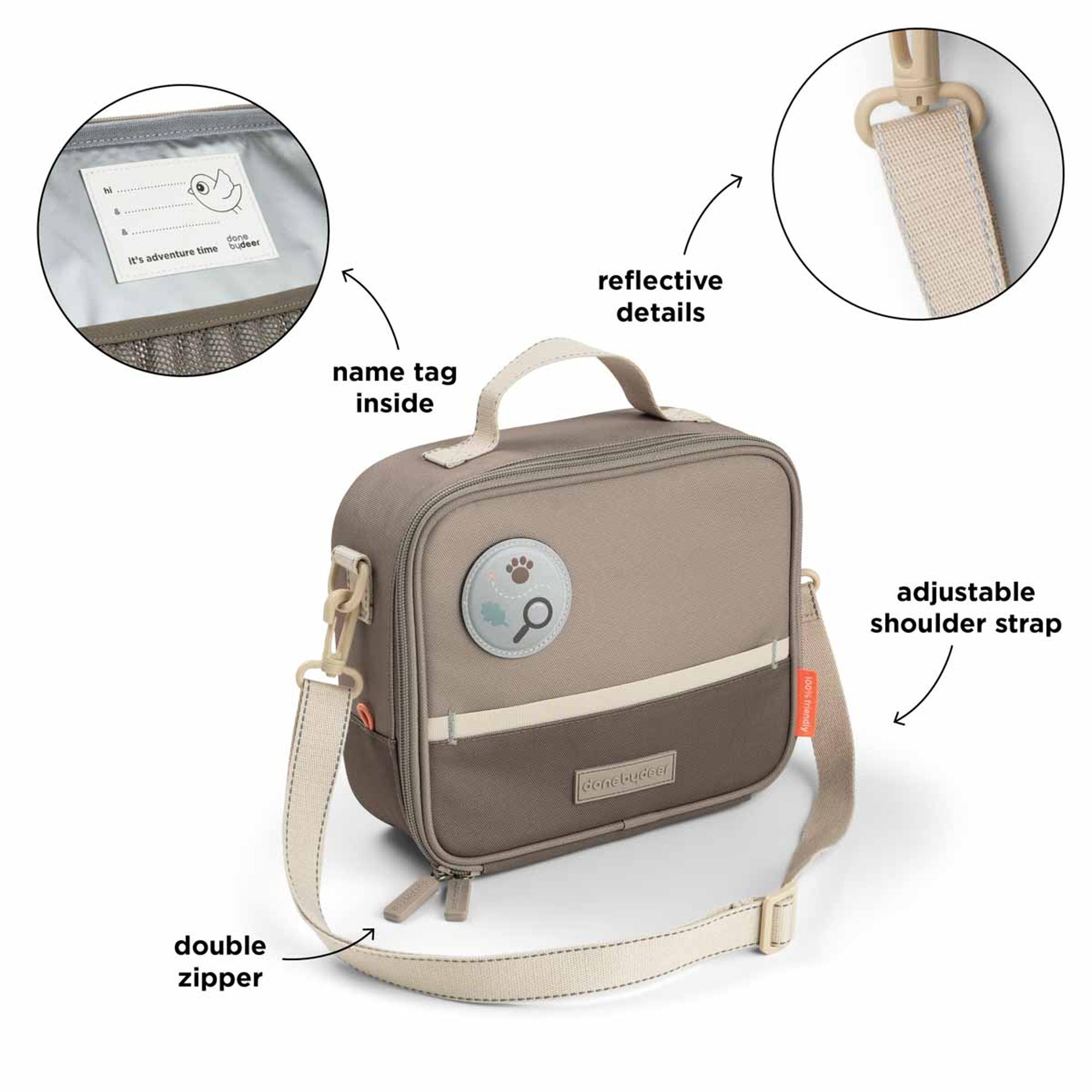 Saco Térmico para Almoço 400 ml Coleção Tiny Trails Caramelo-6