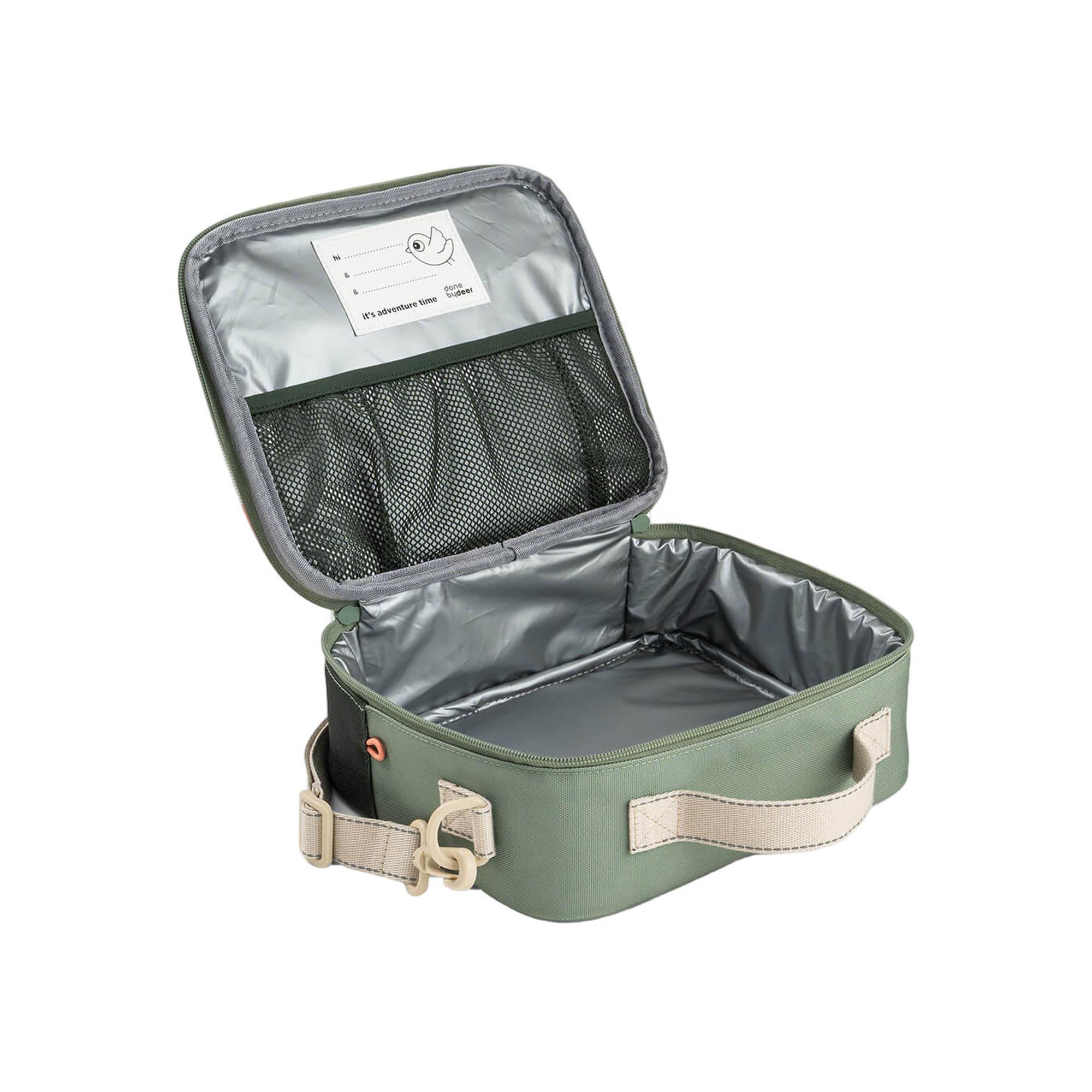 Saco Térmico para Almoço 400 ml Coleção Tiny Trails Verde-militar-2