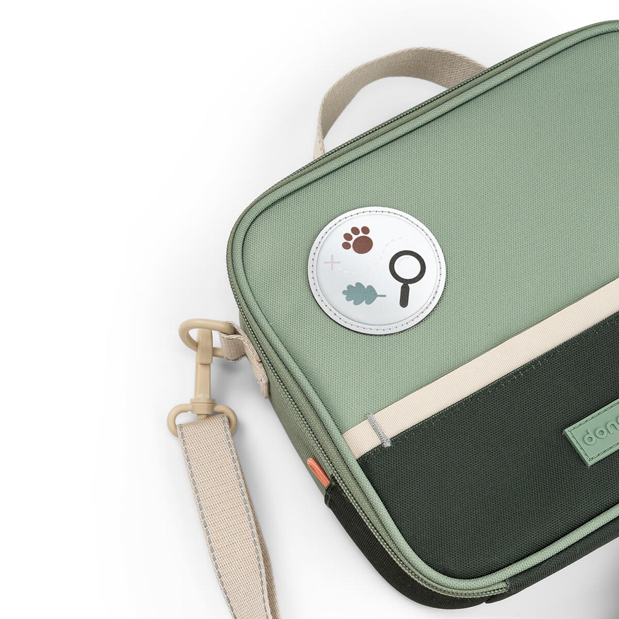 Saco Térmico para Almoço 400 ml Coleção Tiny Trails Verde-militar-4