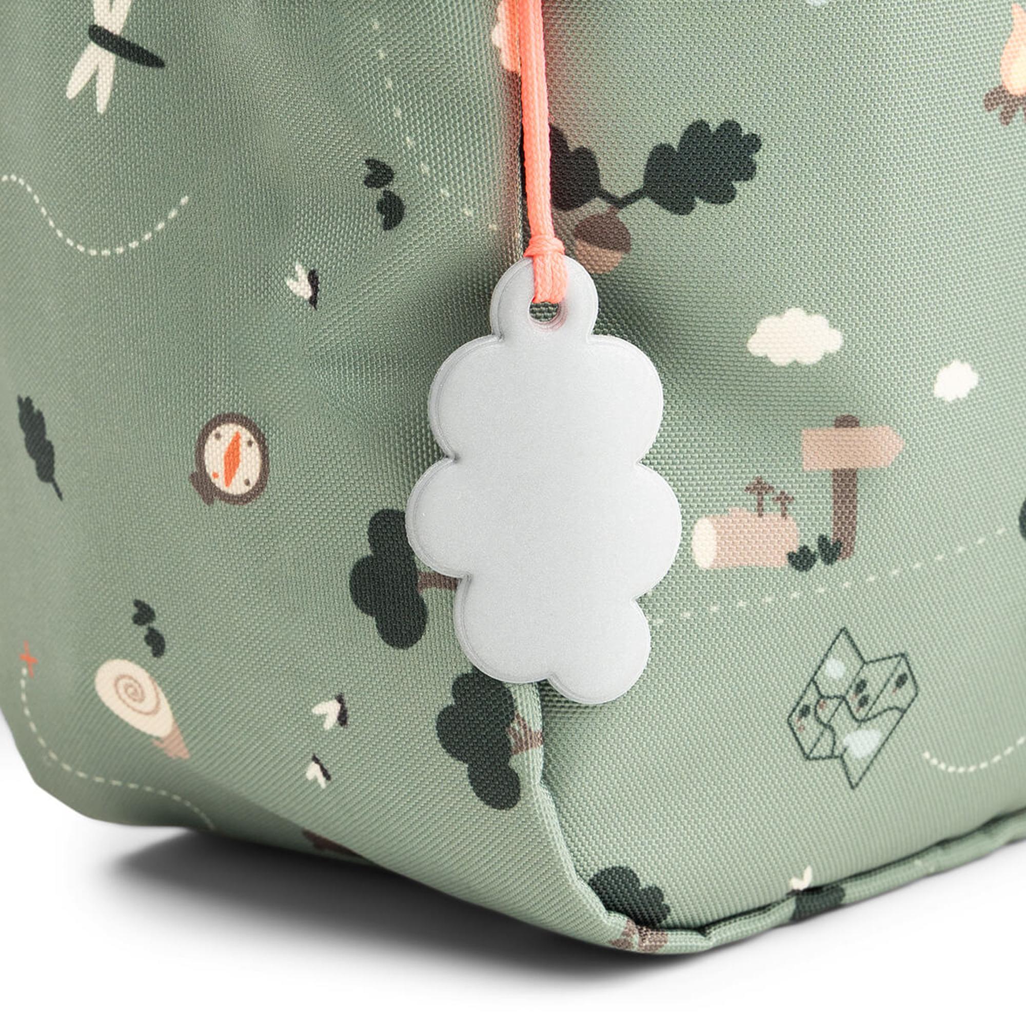 Mochila para Creche 7,5 L Coleç. Tiny Trails Verde-militar-3