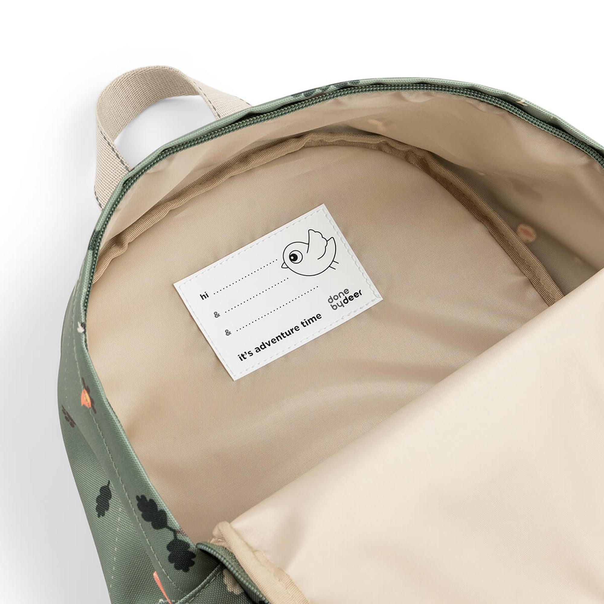 Mochila para Creche 7,5 L Coleç. Tiny Trails Verde-militar-4