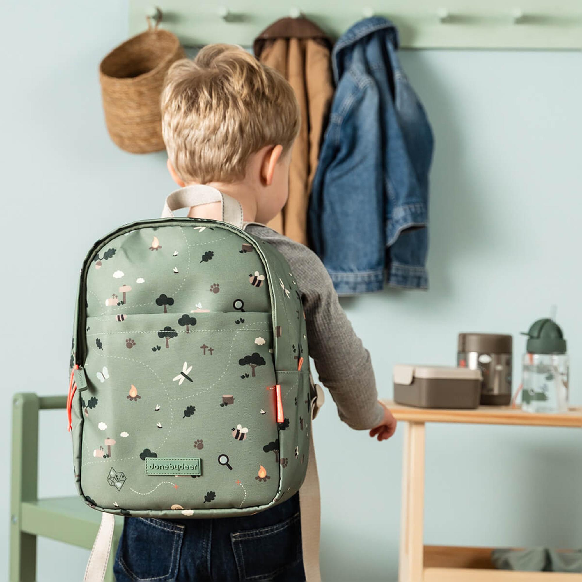 Mochila para Creche 7,5 L Coleç. Tiny Trails Verde-militar-6