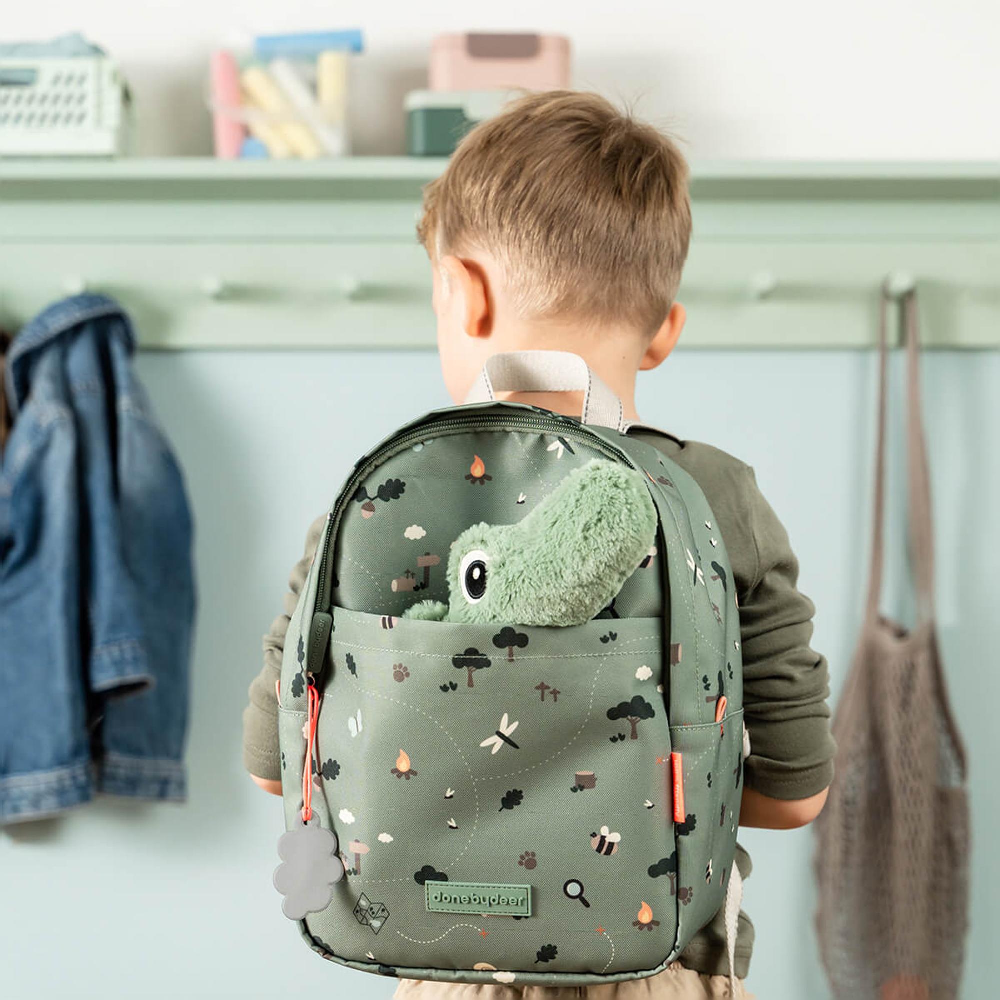 Mochila para Creche 7,5 L Coleç. Tiny Trails Verde-militar-8