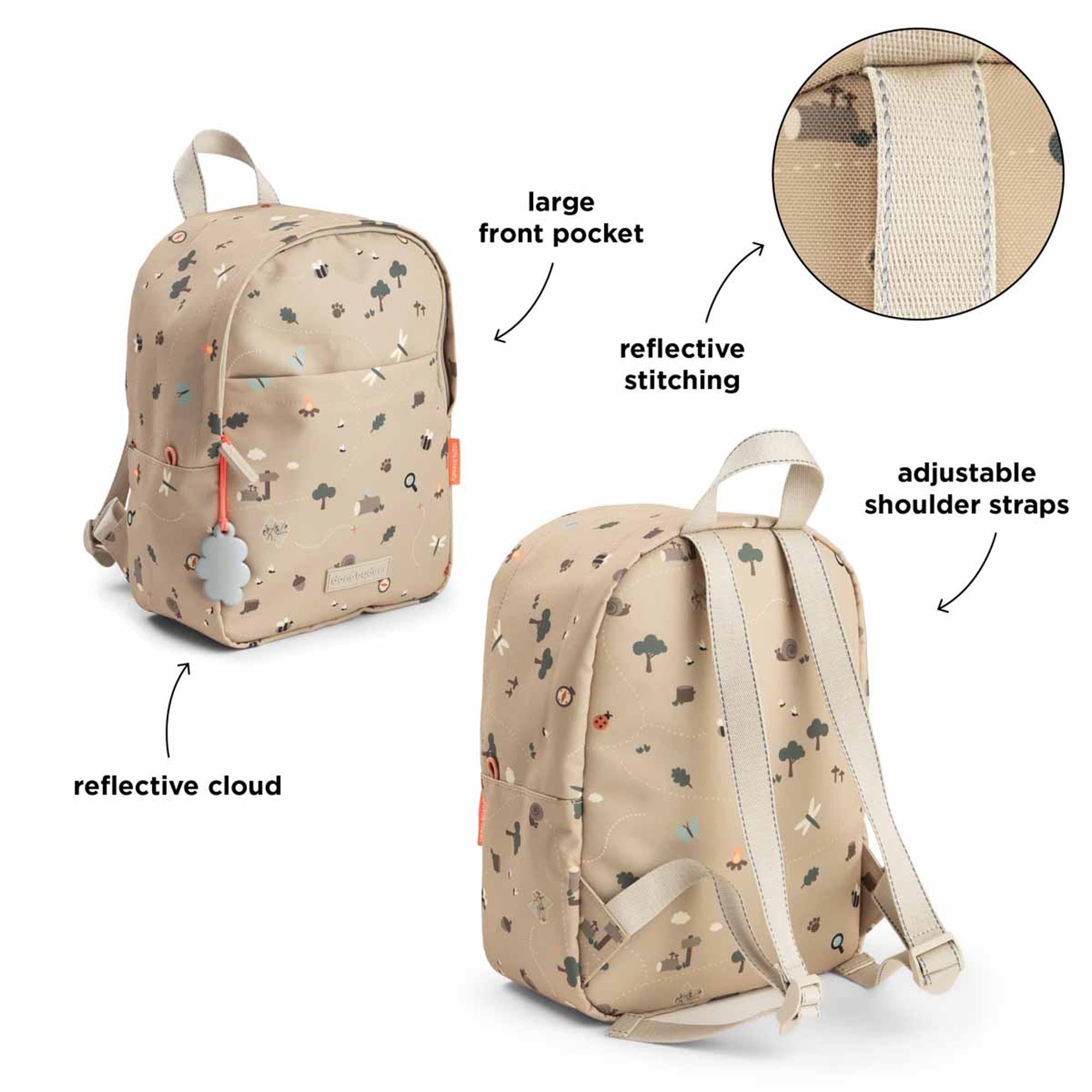 Mochila guardería Done by Deer 7,5l colecc. Tiny Trails - Beige Sierra Beige Sierra-5
