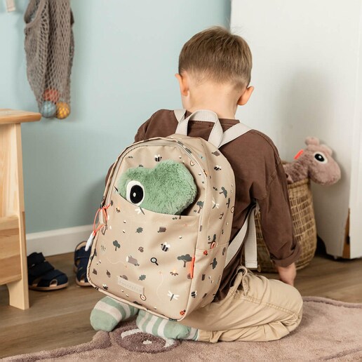 Imagen 1 de Mochila guardería Done by Deer 7,5l colecc. Tiny Trails Beige Sierra