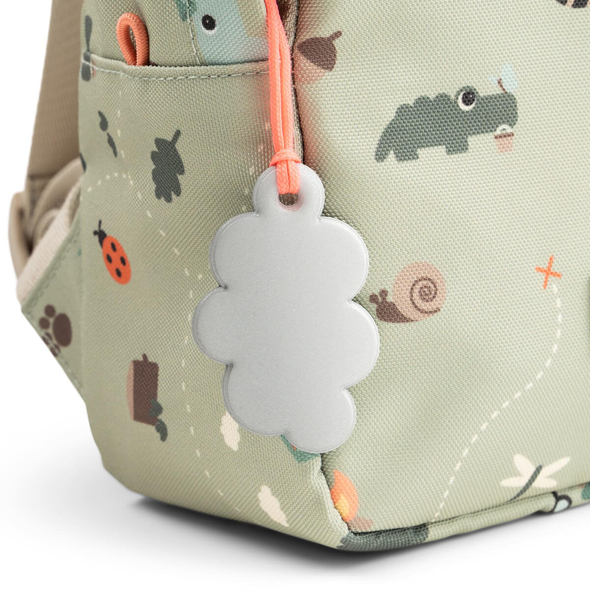 Mochila para Creche 4 L Coleç. Tiny Trails Verde-antiquário-3