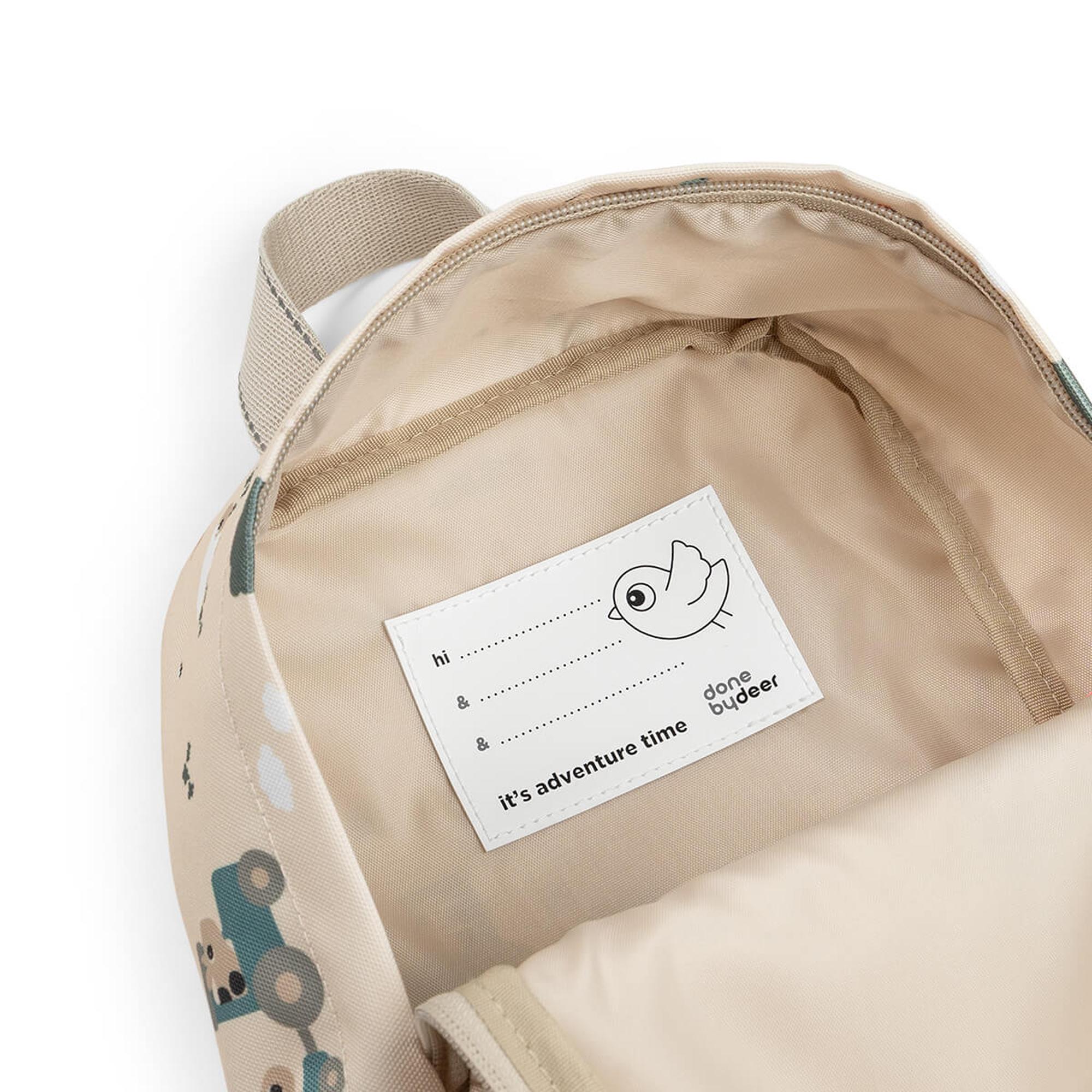 Imagen 4 de Mochila guardería Done by Deer 4l colecc. Tiny Farm - Beige Sierra Beige Sierra