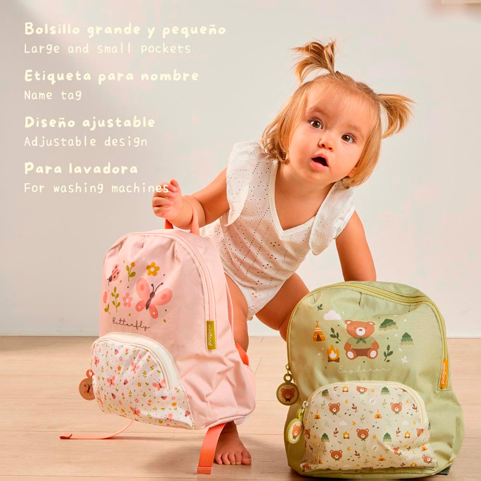 Mochila para Creche Verde Primavera-6