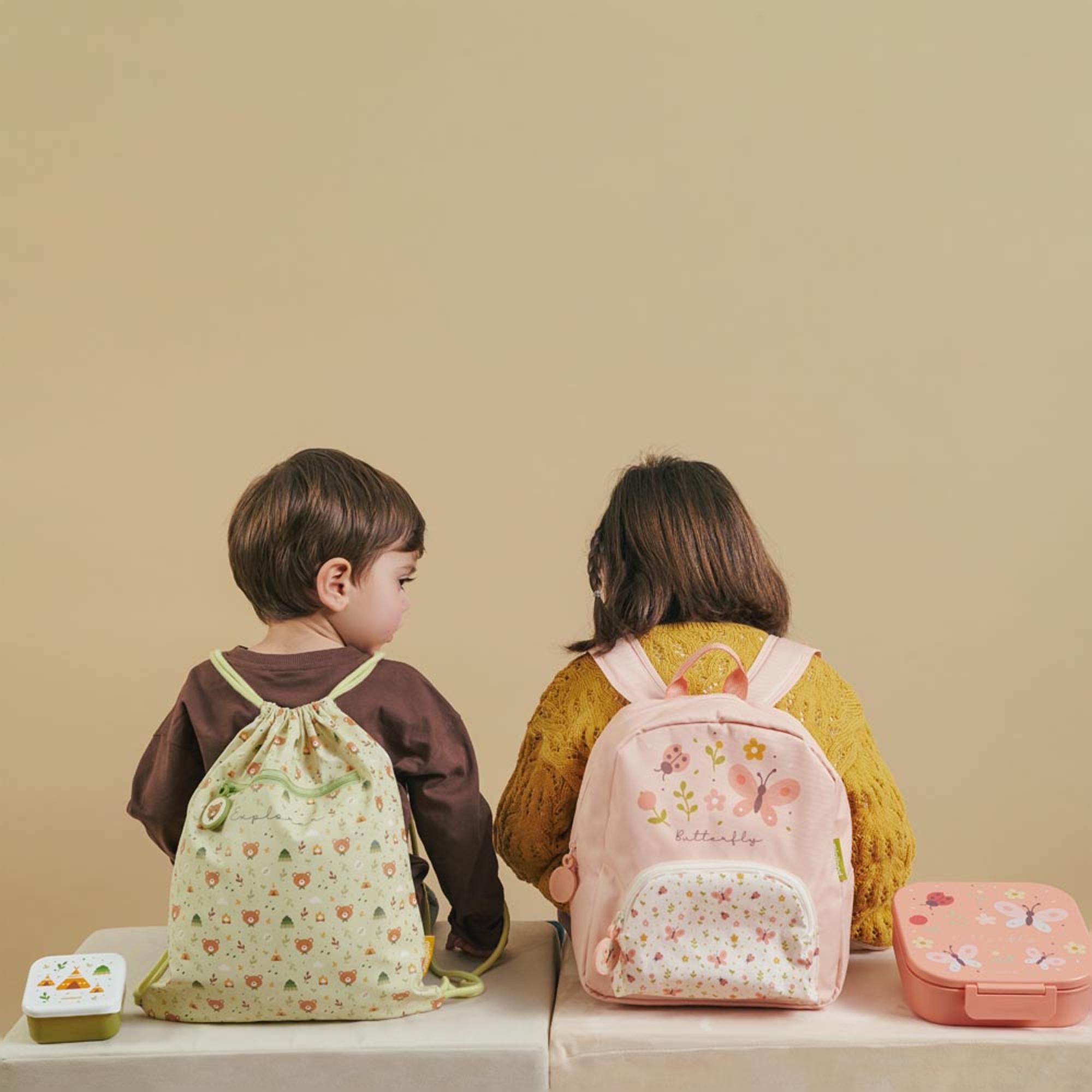 Mochila para Creche Salmão-8
