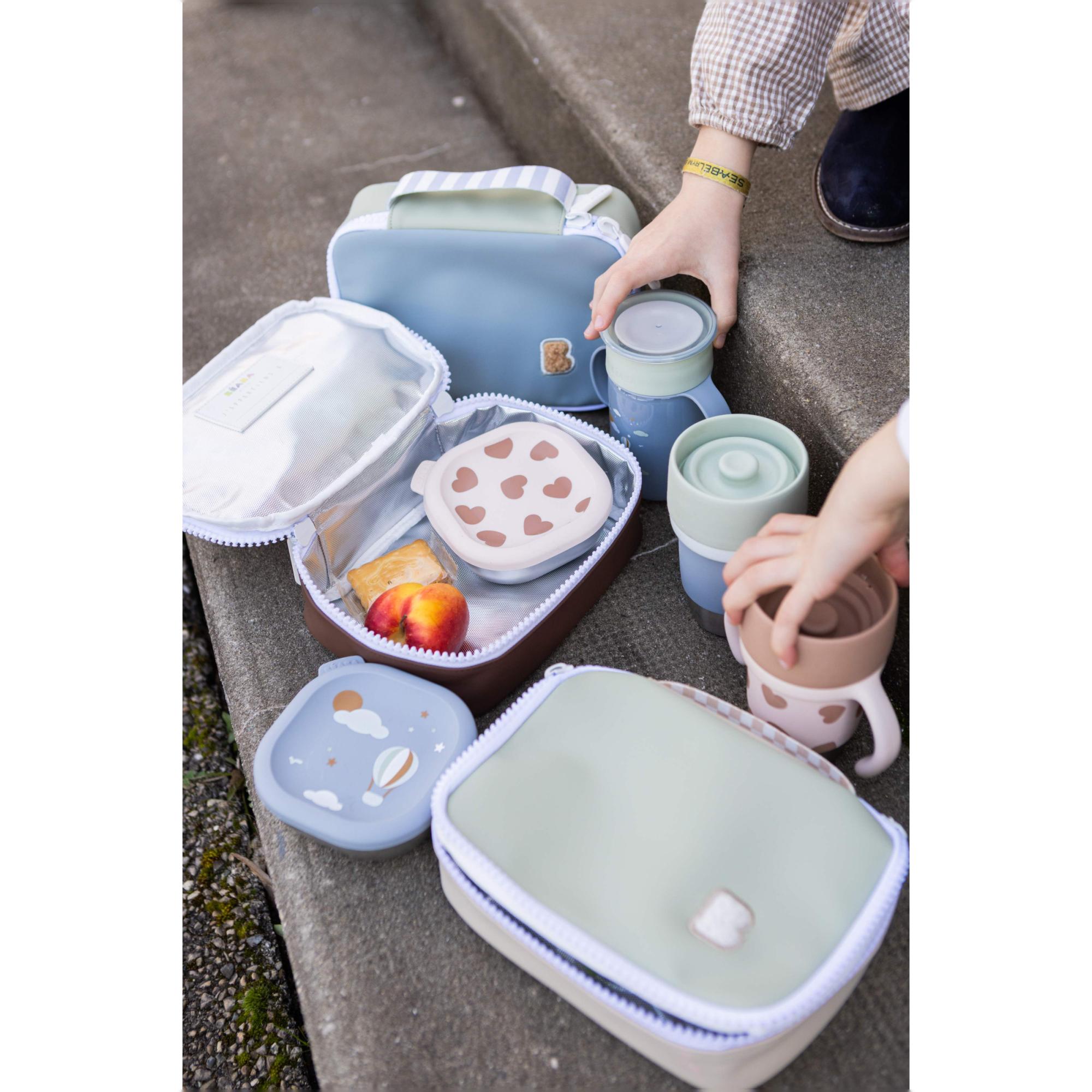 Bolsa isotérmica Béaba para Meriendas Faro - Verde Agua Verde Agua-3