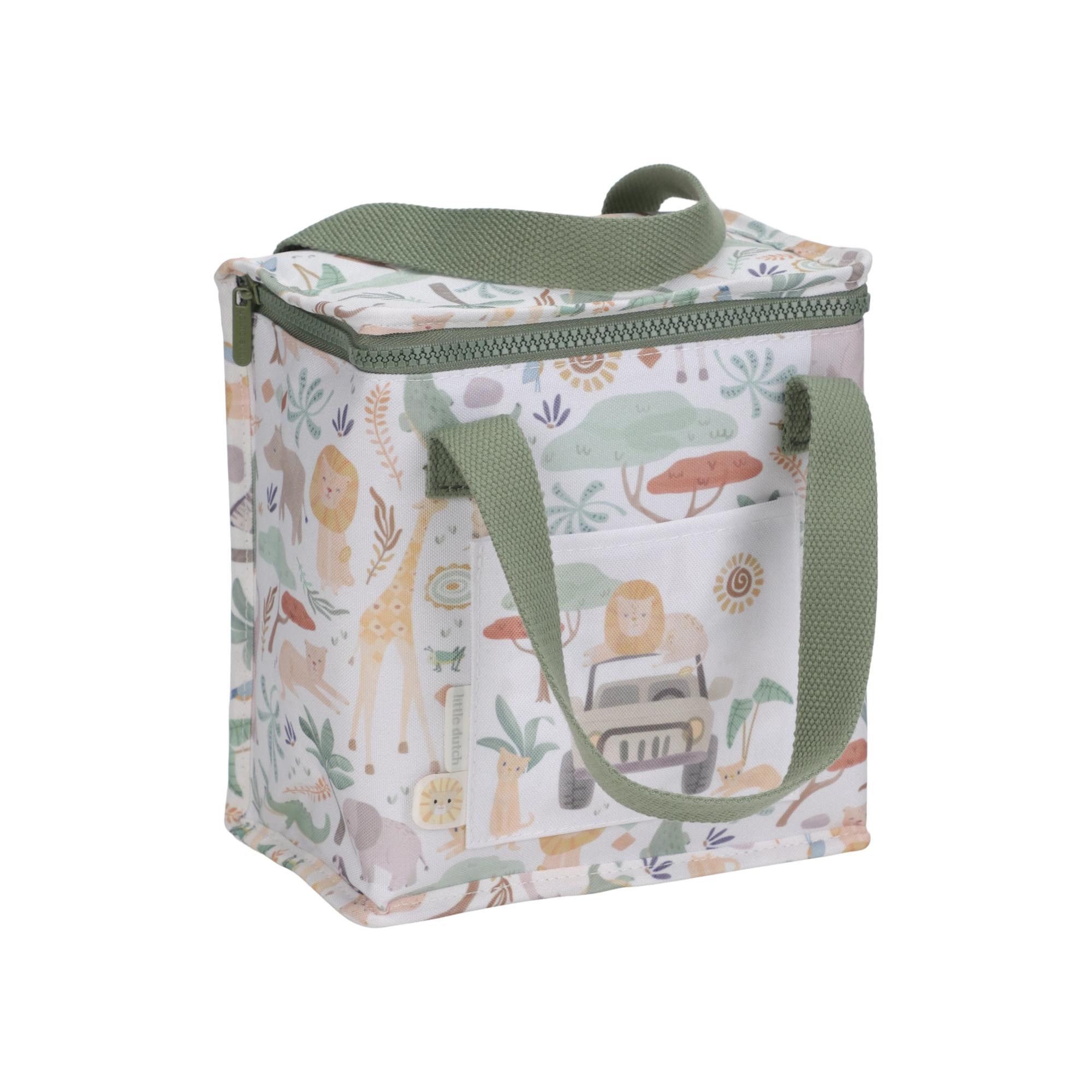 Bolsa Isotérmica Little Dutch para almuerzo colec. Safari Friends - Verde anticuario Verde anticuario-1