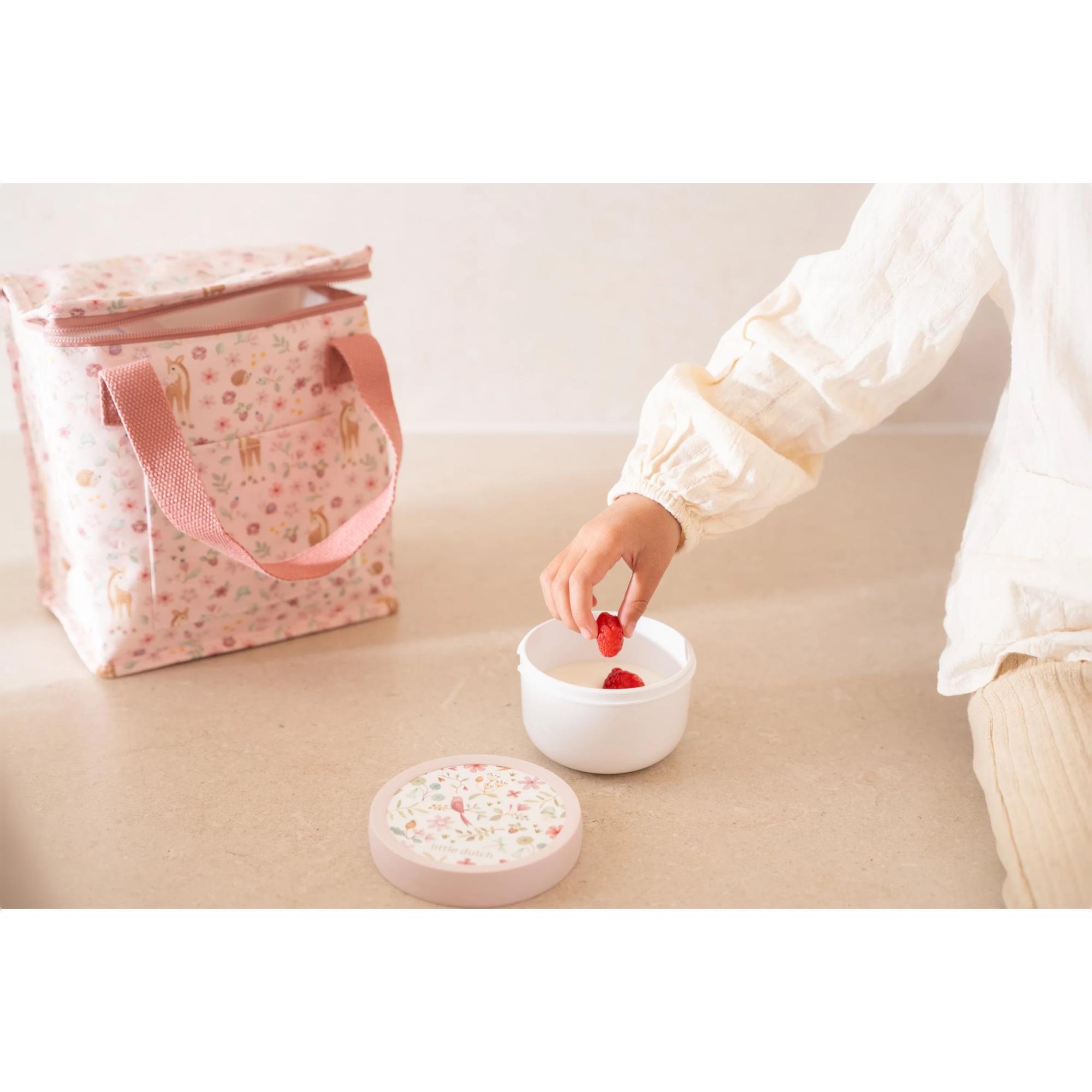 Bolsa Isotérmica Little Dutch para almuerzo colec. Fairy Garden - Rosa claro Rosa claro-5
