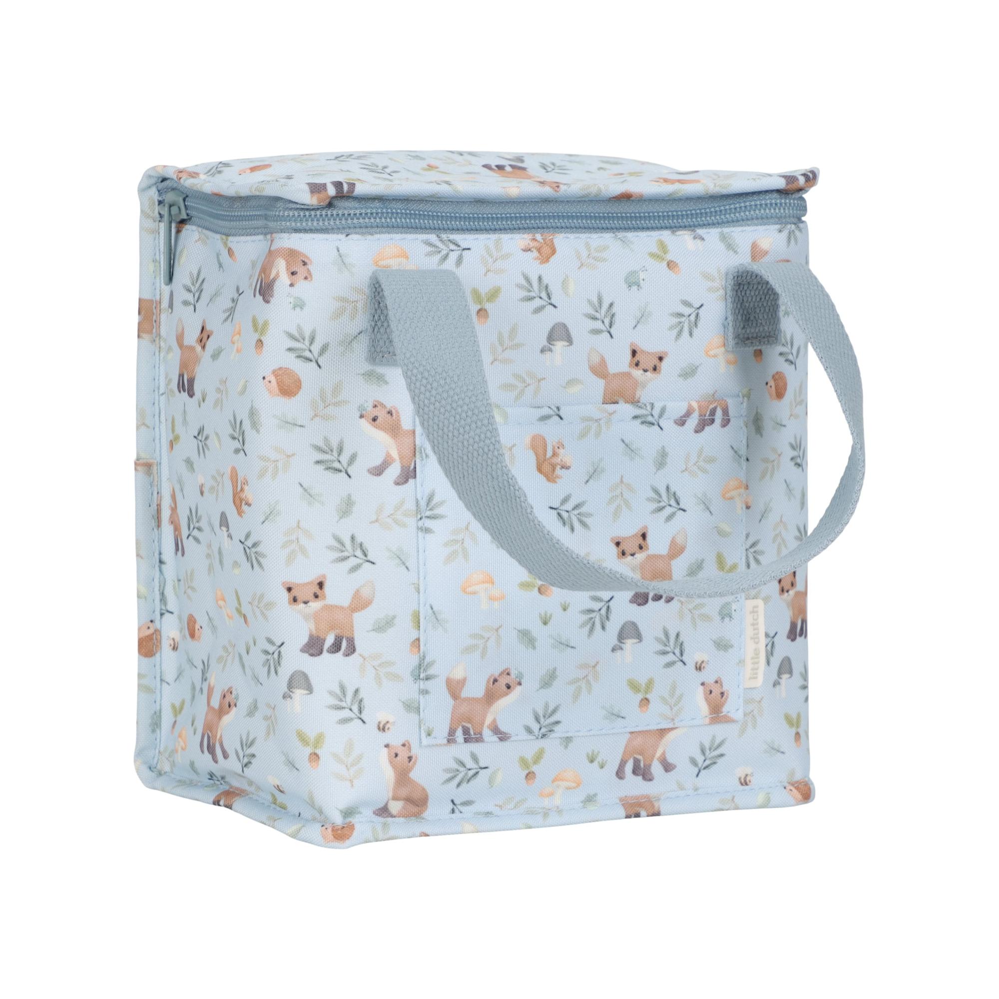 Bolsa Isotérmica Little Dutch para almuerzo colec. Forest Friends - Azul claro Azul claro-1
