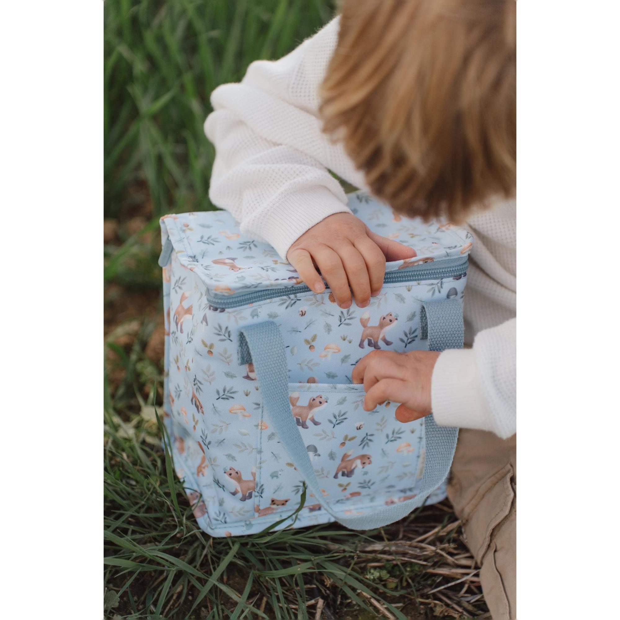 Bolsa Isotérmica Little Dutch para almuerzo colec. Forest Friends - Azul claro Azul claro-5