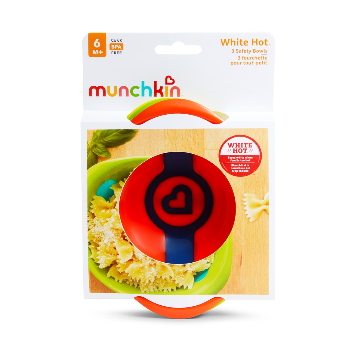 Juego de 3 Bowles Termosensibles Munchkin White Hot - Multicolor Multicolor-2