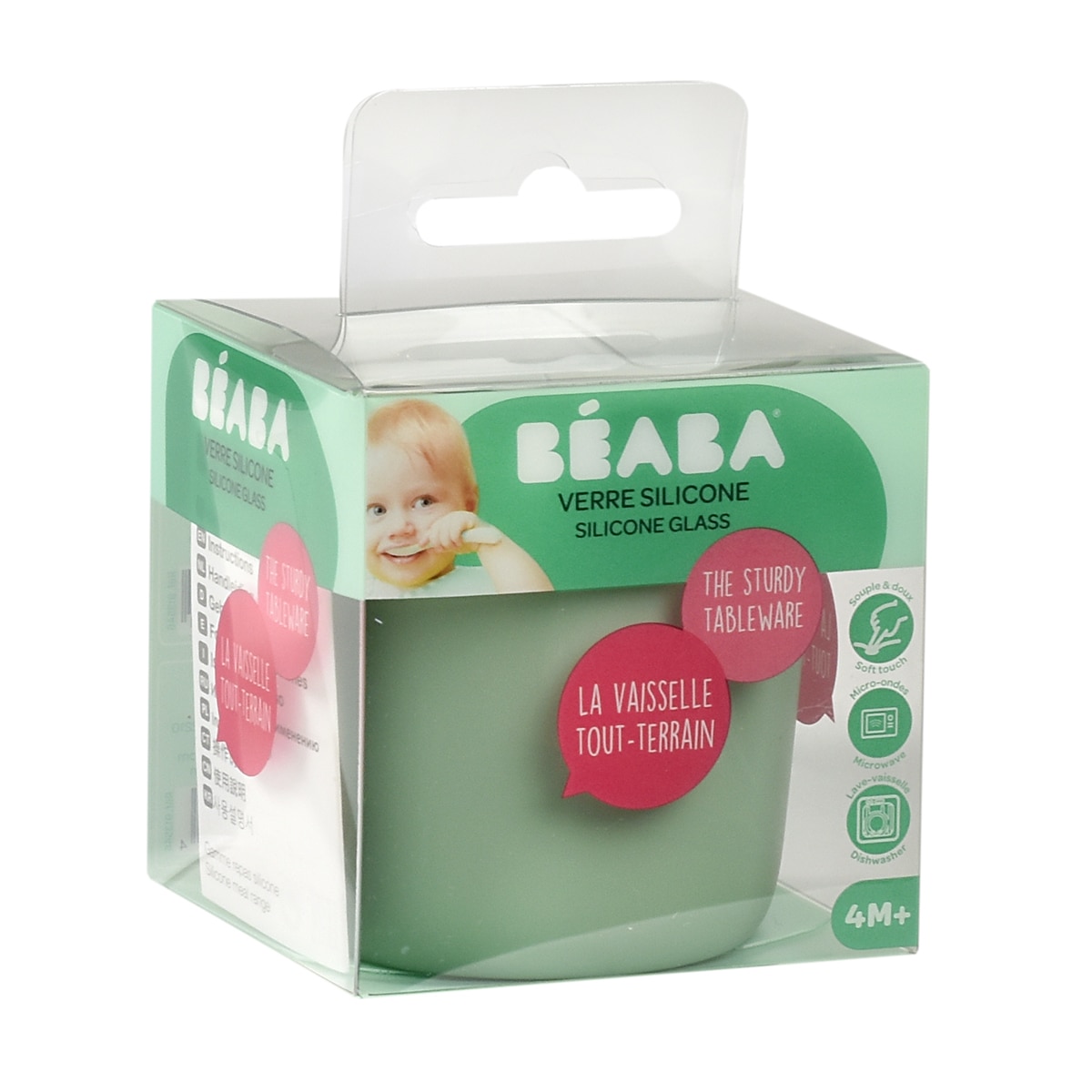 Tigela Silicone com Ventosa Verde Sálvia-5