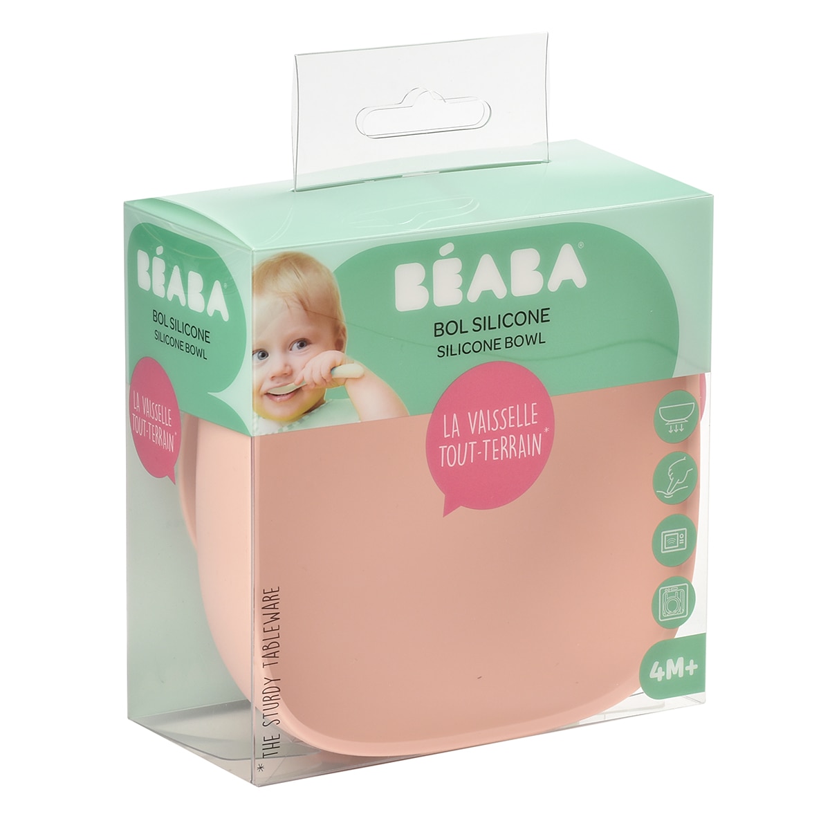Tigela Silicone com Ventosa Rosa Flamingo-4