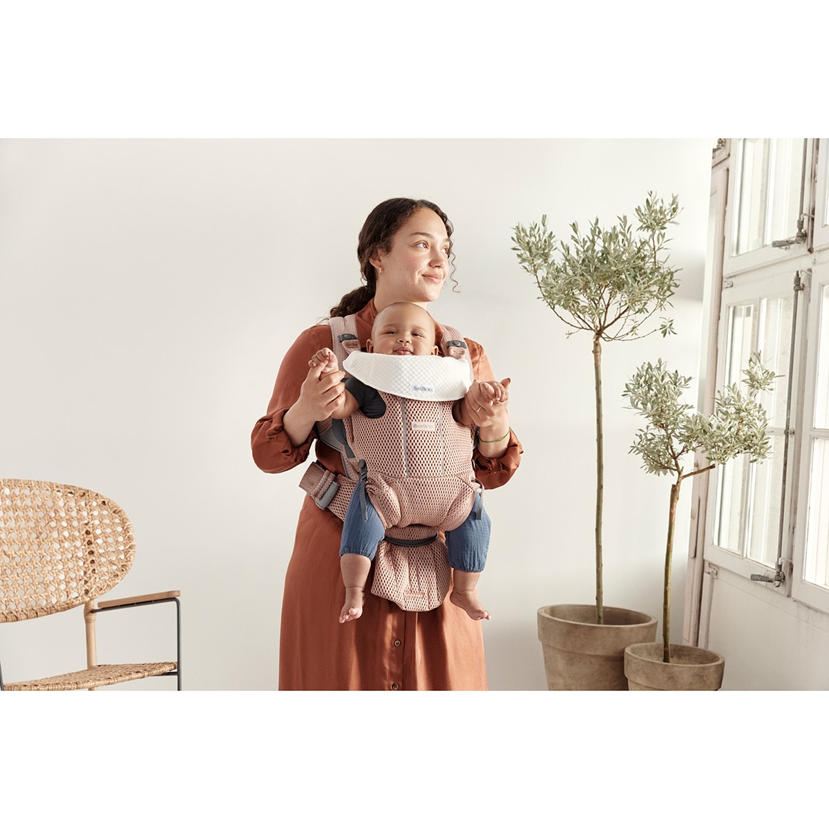 Babete para Marsúpio One - Branco Branco-6