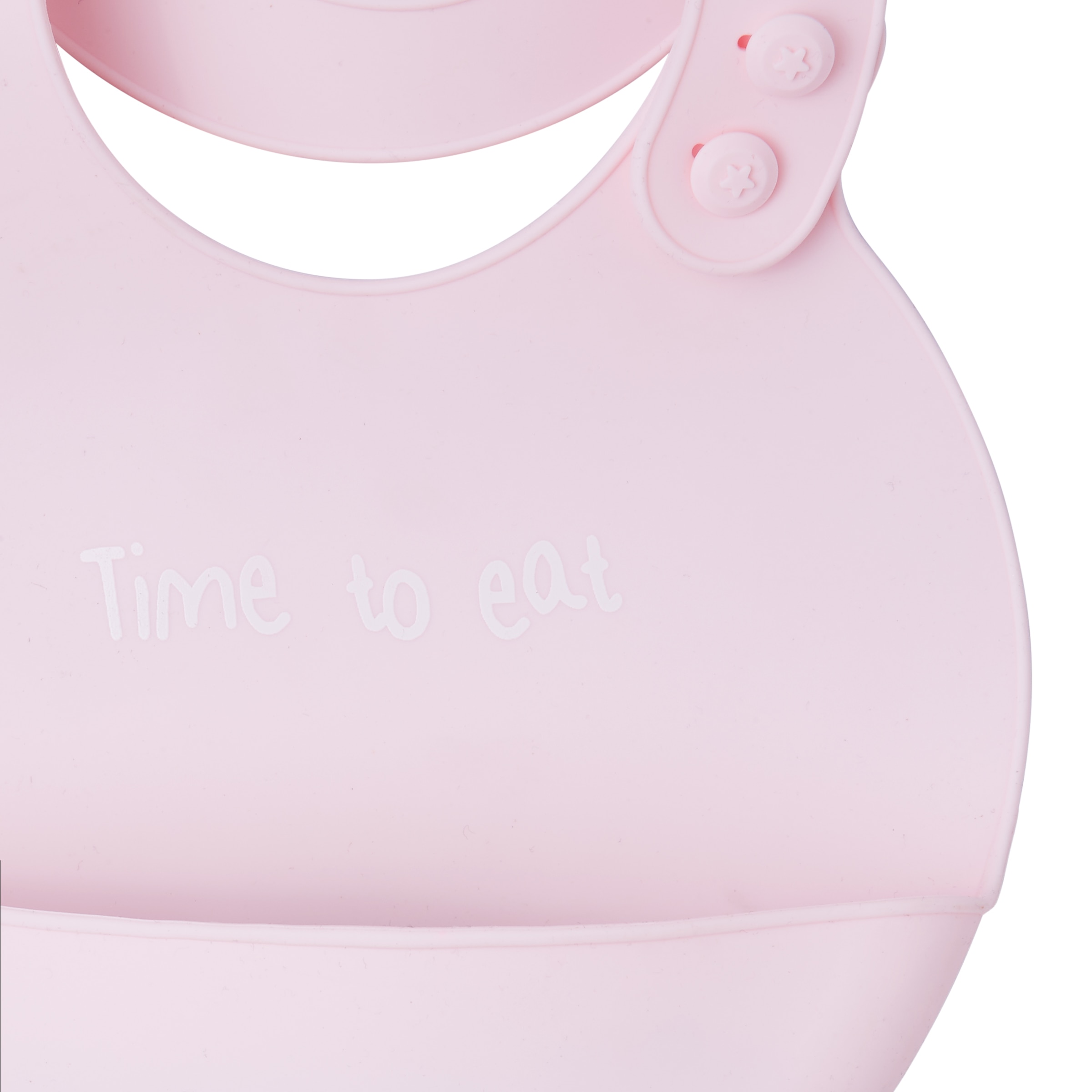 Babero silicona Cotton Juice Baby Home con bolsillo - Rosa Rosa-2
