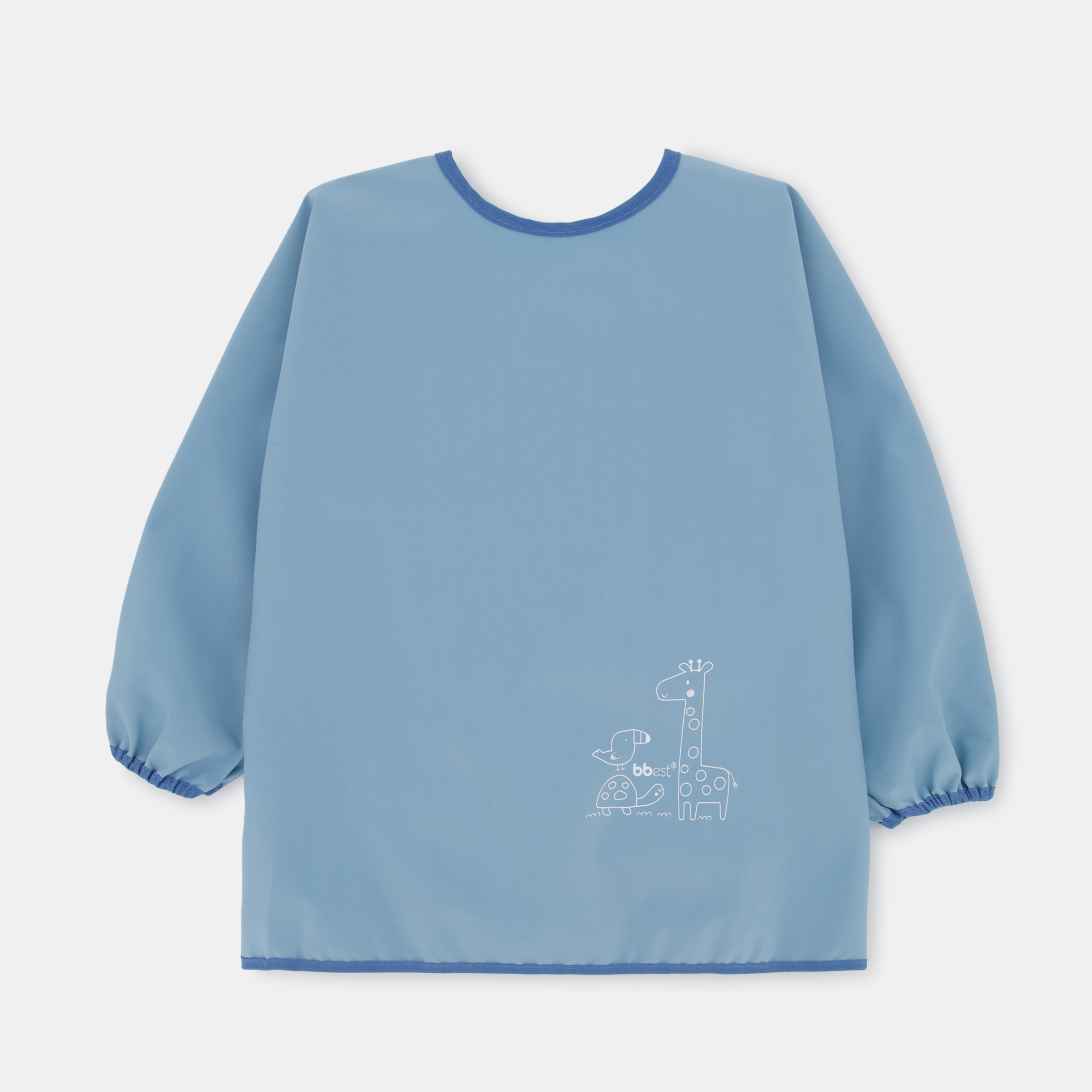 Babete XL com mangas - Azul Azul-1