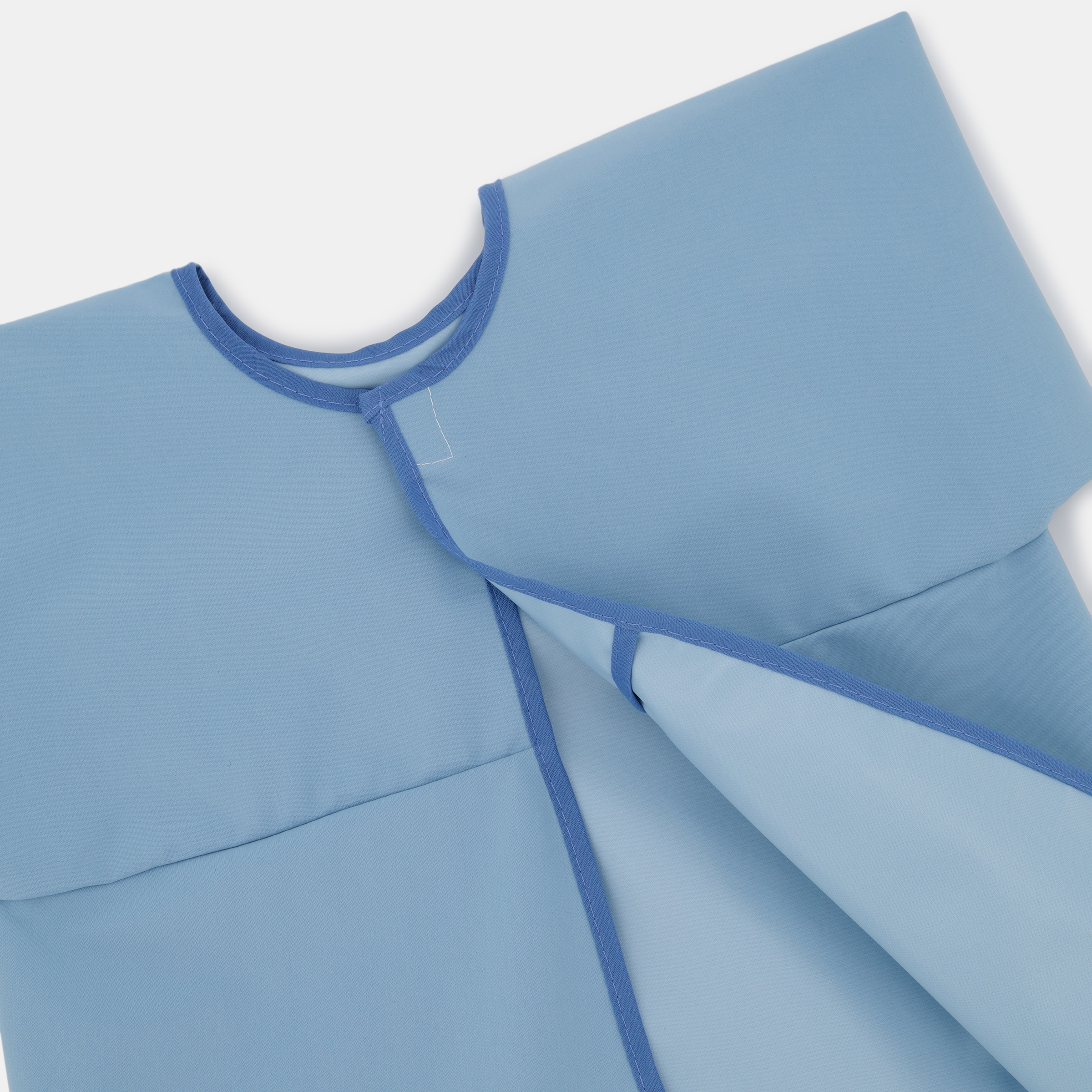 Babete XL com mangas - Azul Azul-2
