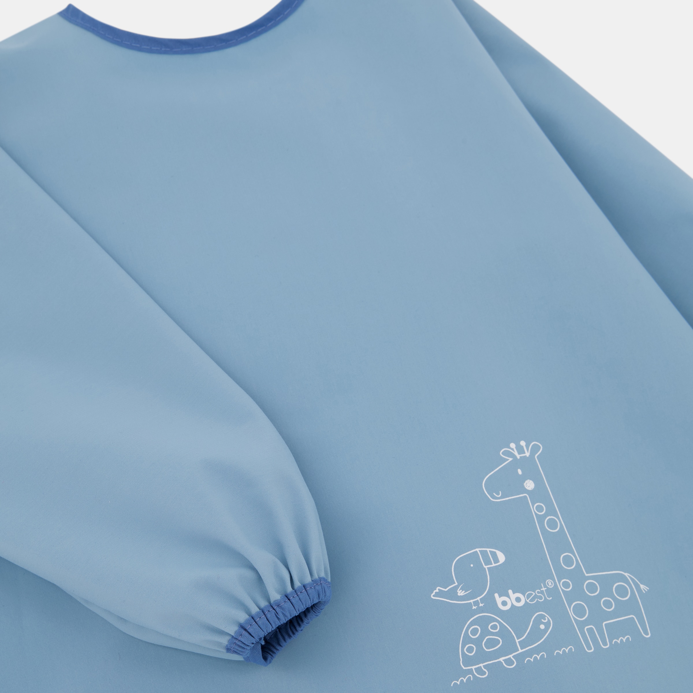 Babete XL com mangas - Azul Azul-3