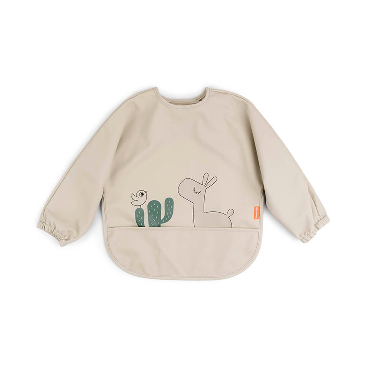 Imagem 0 de Babete Impermeável com Bolso para Migalhas e Mangas