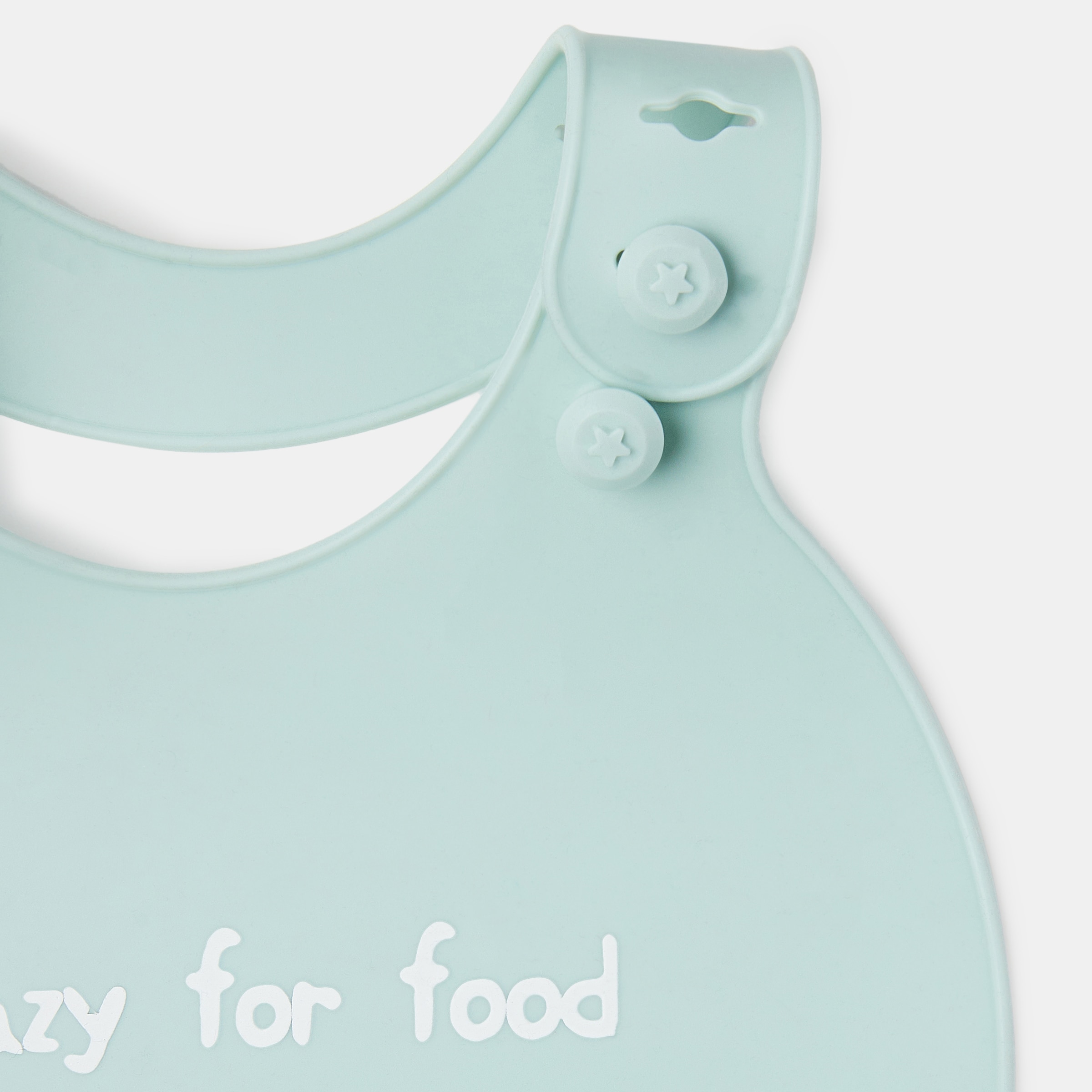 Babete de Silicone com Bolso Verde-2