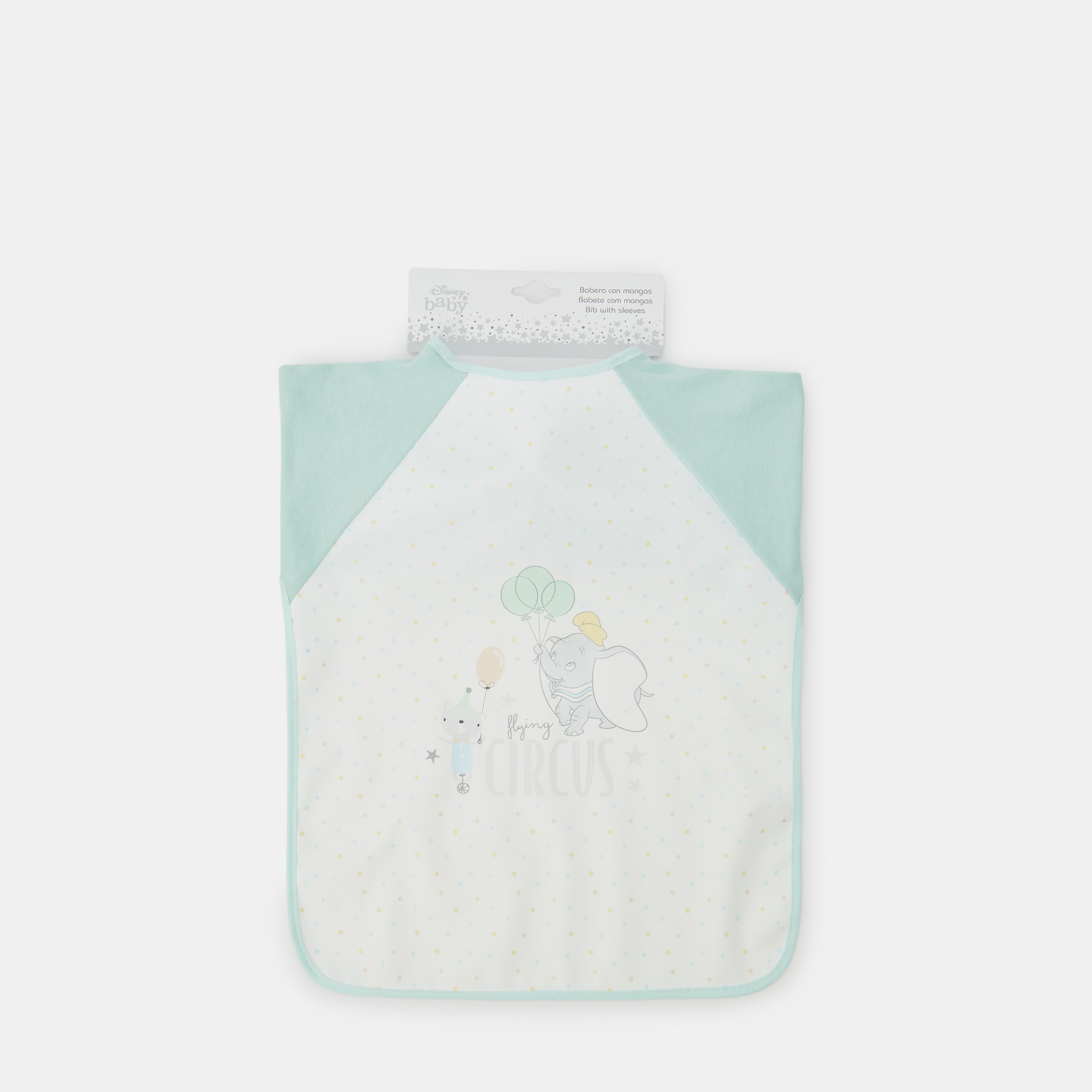 Babete com Mangas de Jersey Disney Dumbo Multicolor-3
