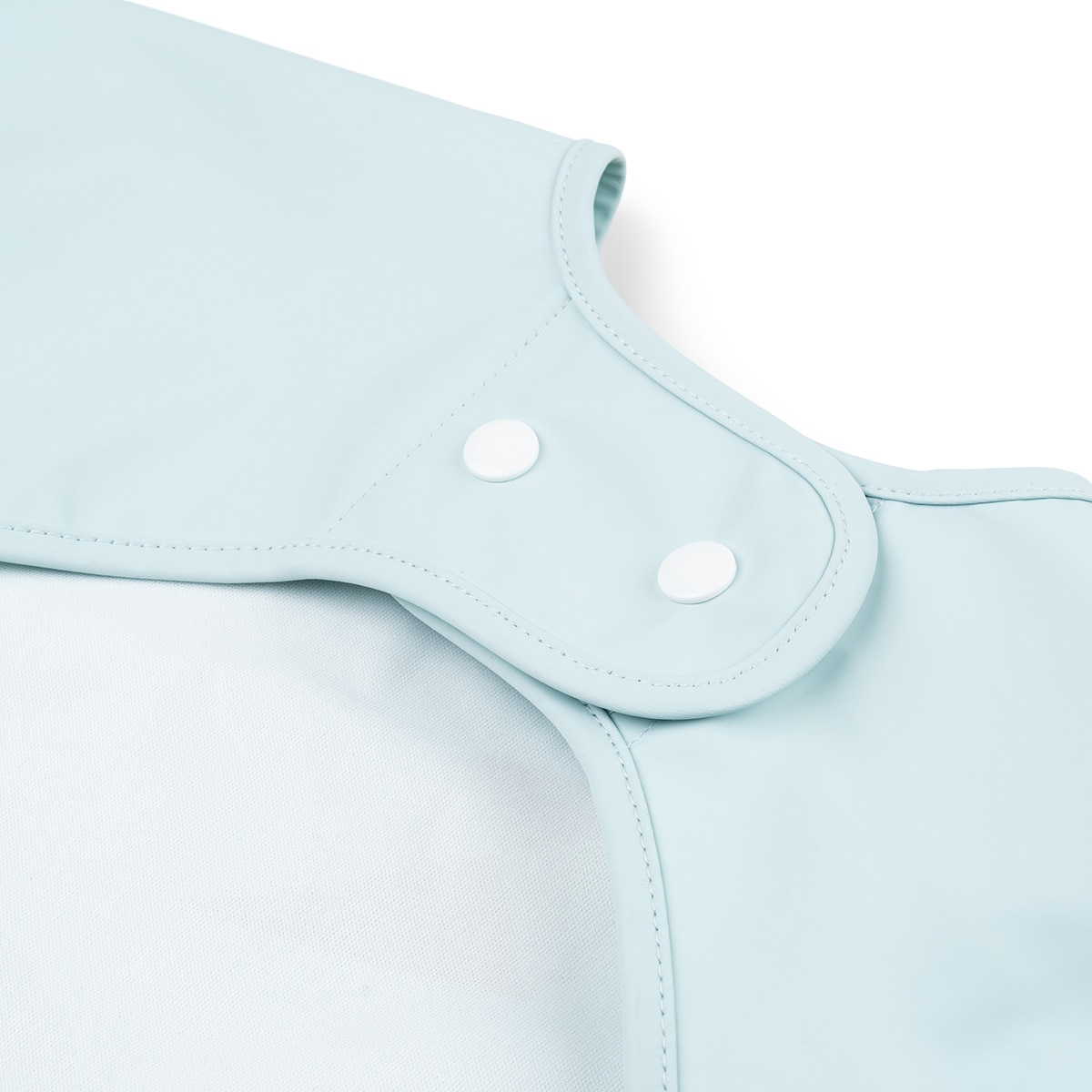 Babete Impermeável com Bolso para Migalhas e Mangas Playground Azul-claro-4