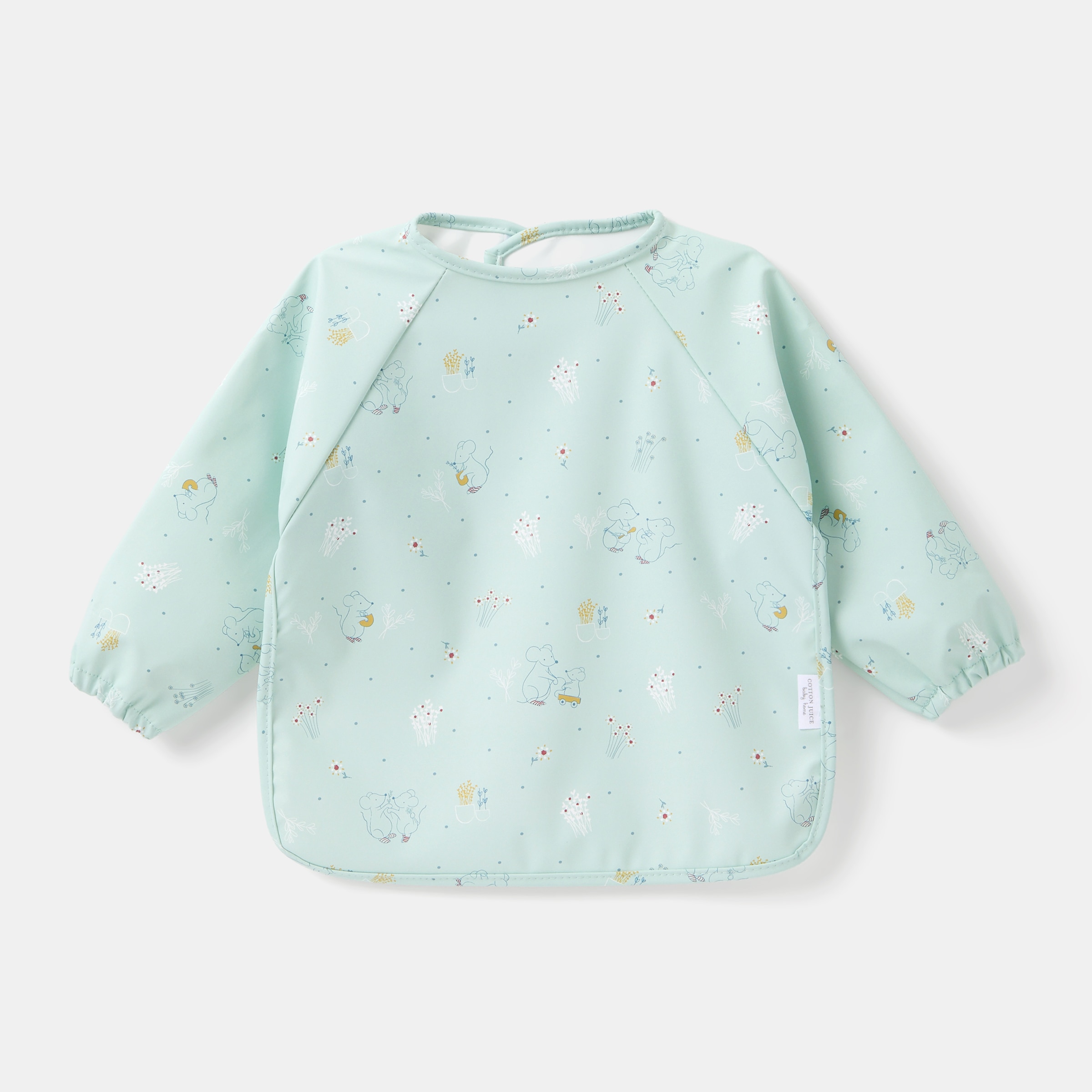 Imagem 0 de Babete com Mangas Cotton Juice Baby Home Ratos - Sésamo