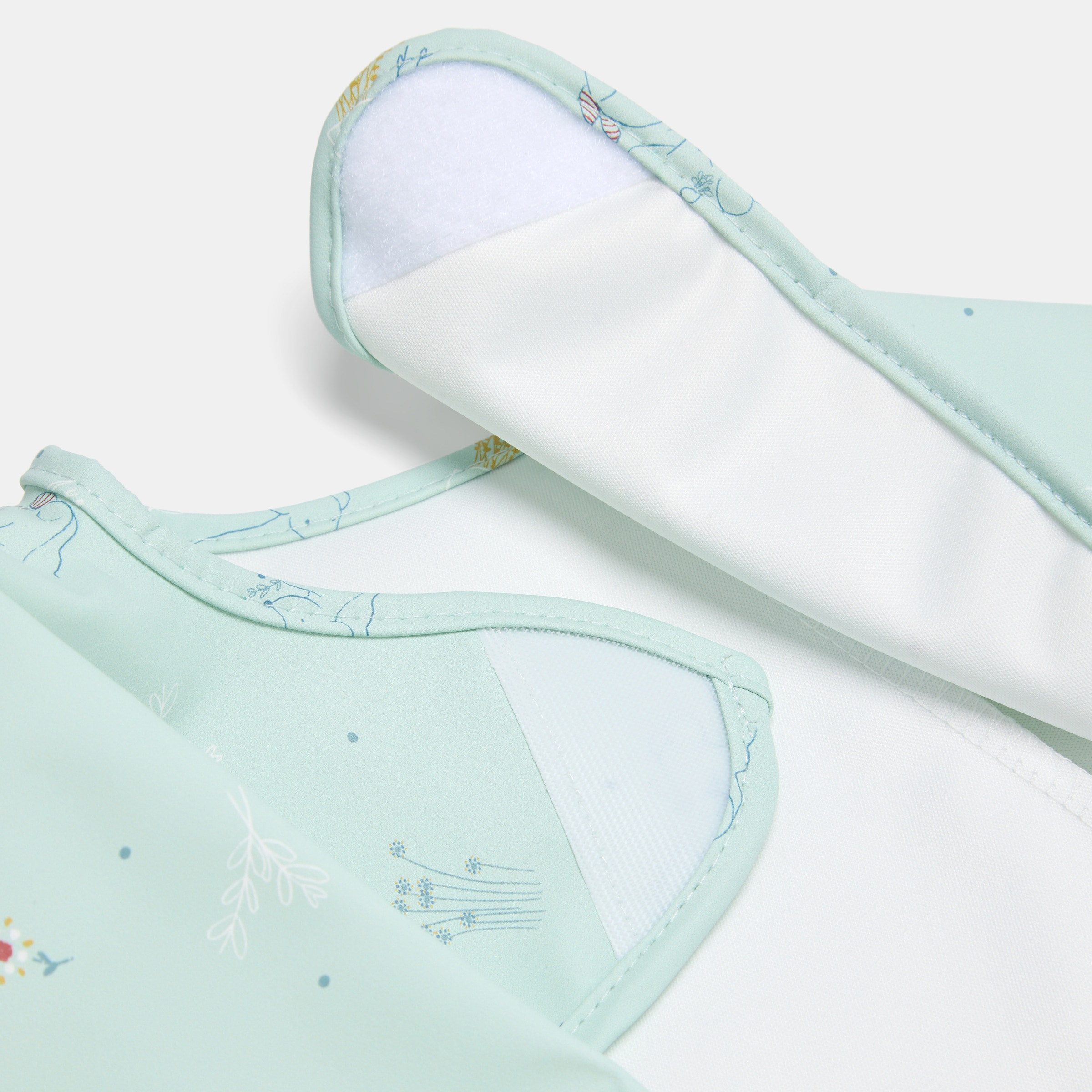 Babete com Mangas Cotton Juice Baby Home Ratos - Sésamo Verde Mint-2