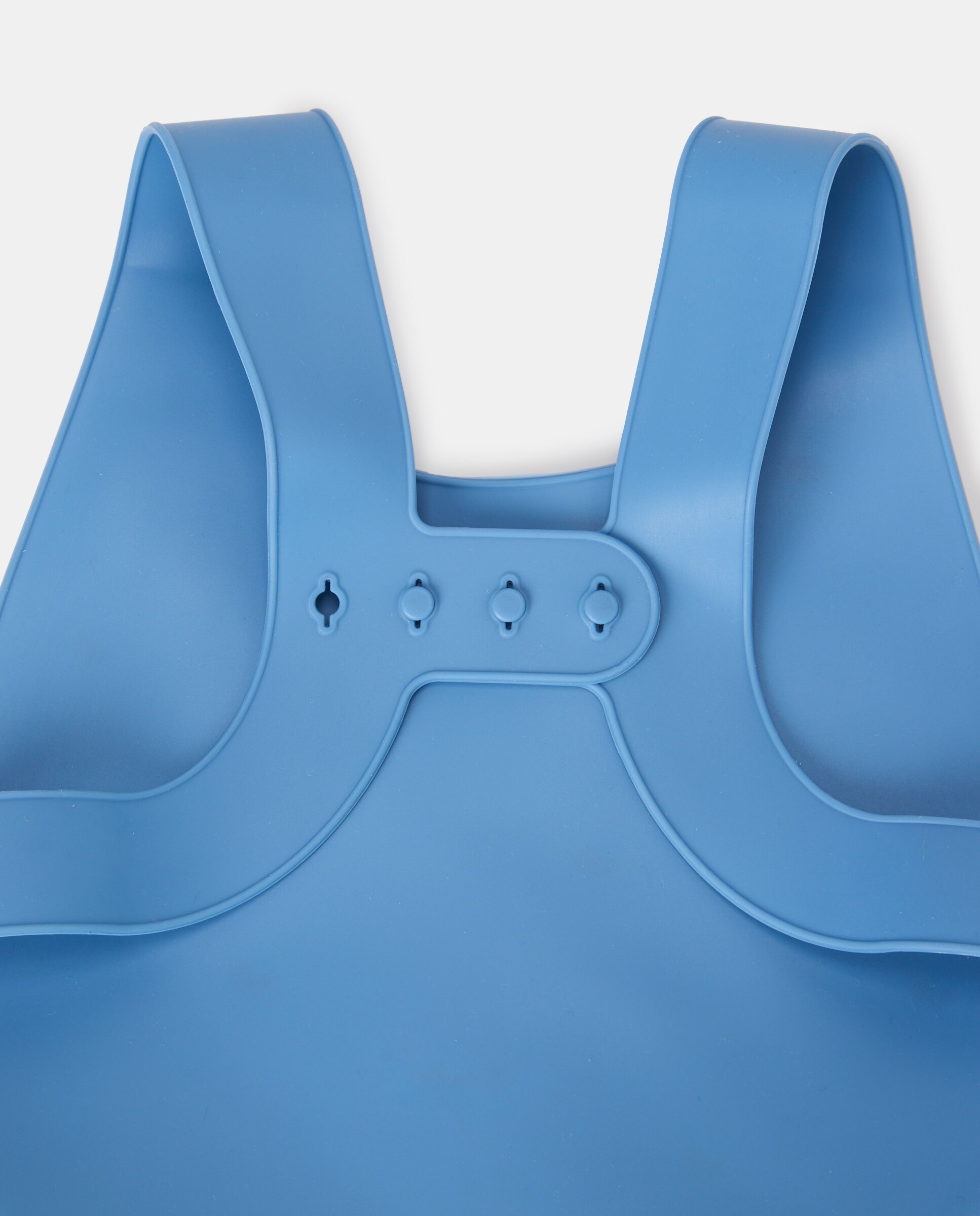 Babete de Silicone Abelha - Little Bugs Azul-2