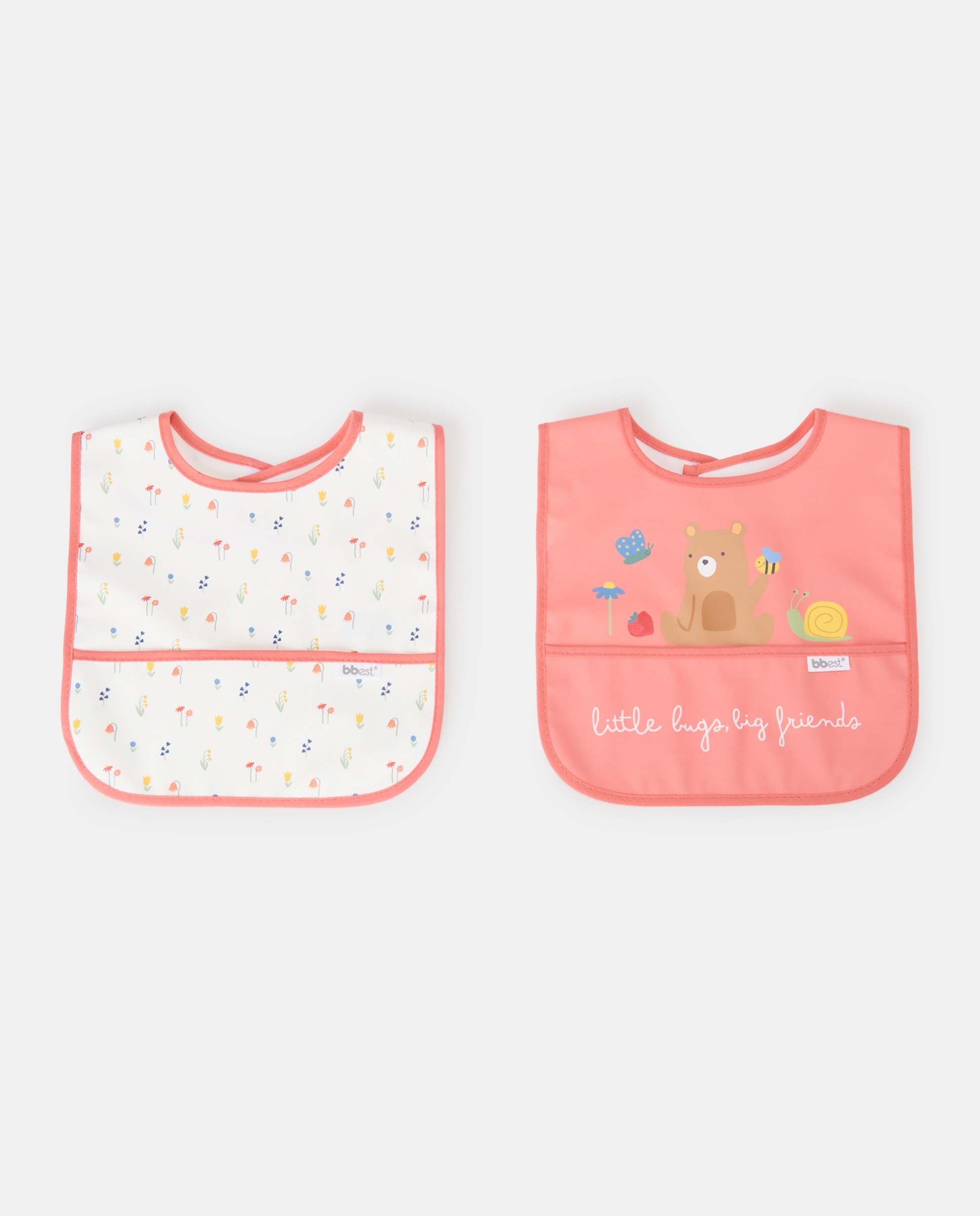 Imagem 0 de Pack de 2 Babetes Urso Flor - Little Bugs